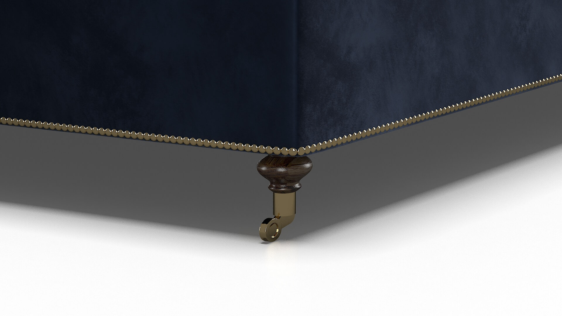 Bijou Royale Cobalt Bed Leg