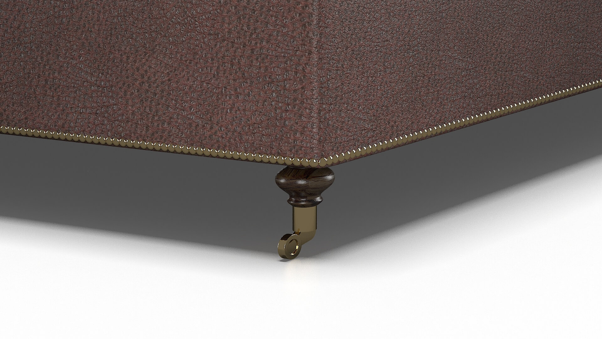 Bijou Royale Mocha Bed Leg