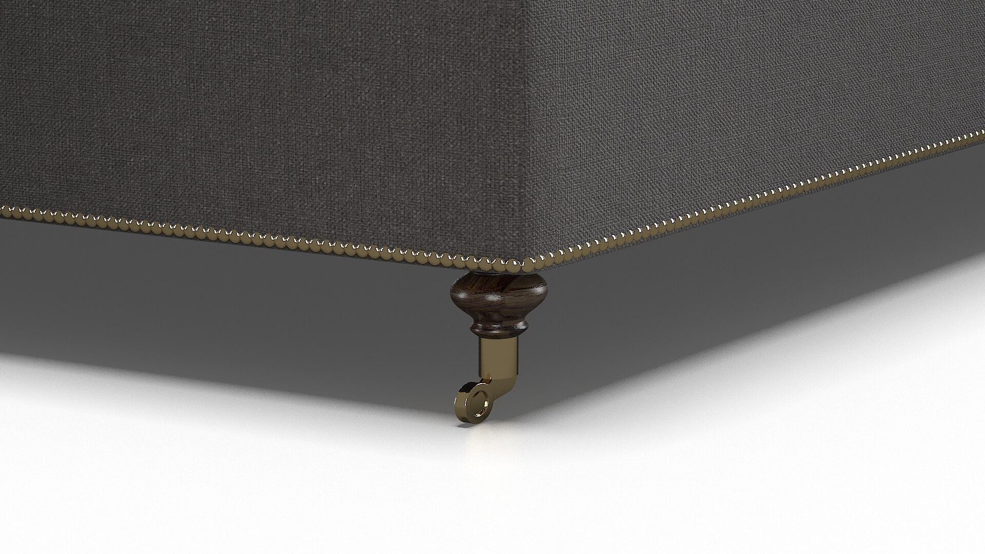 Bijou Sasha Grey Bed Leg