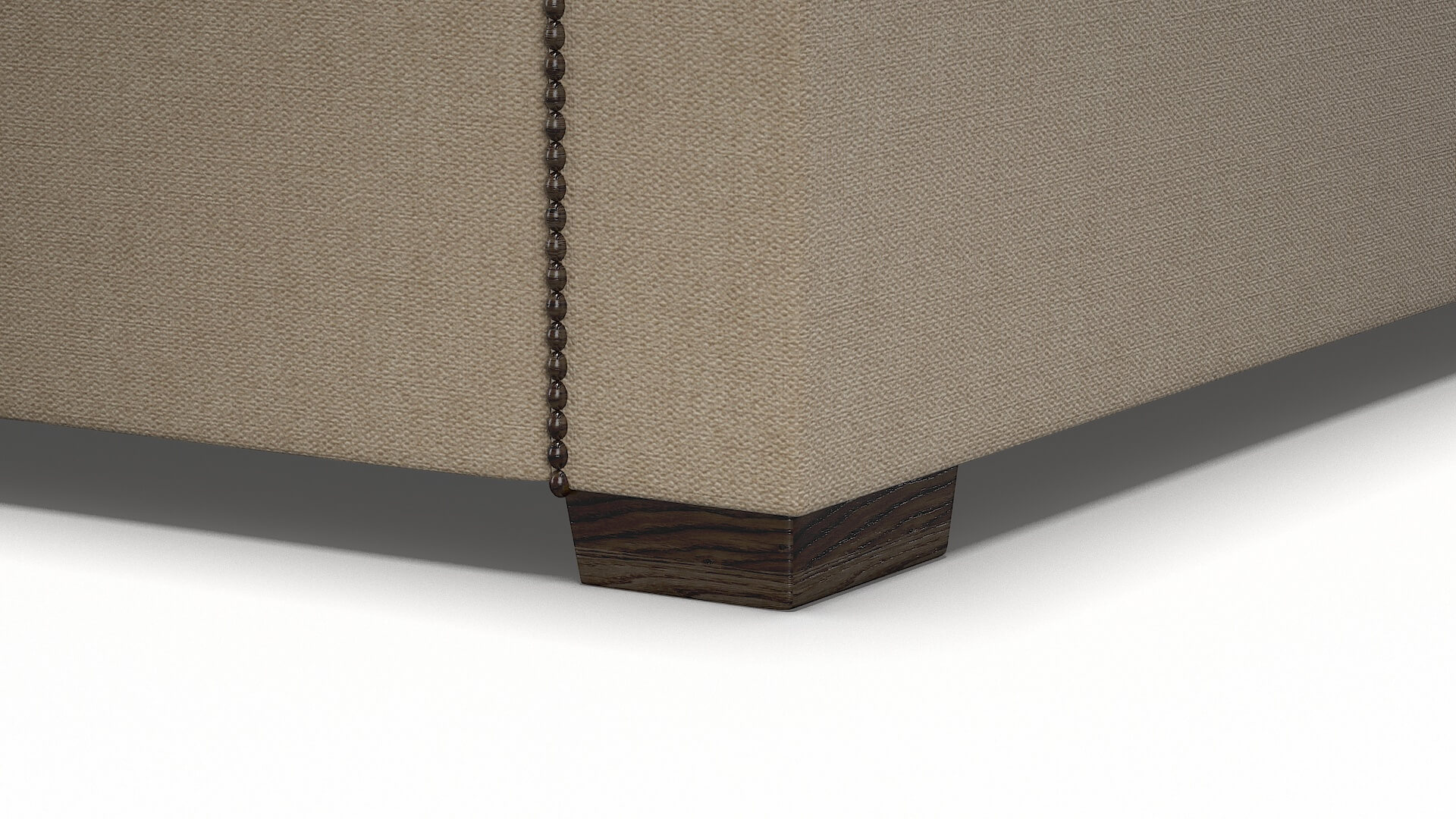 Bria Avenger Burlap Bed Leg