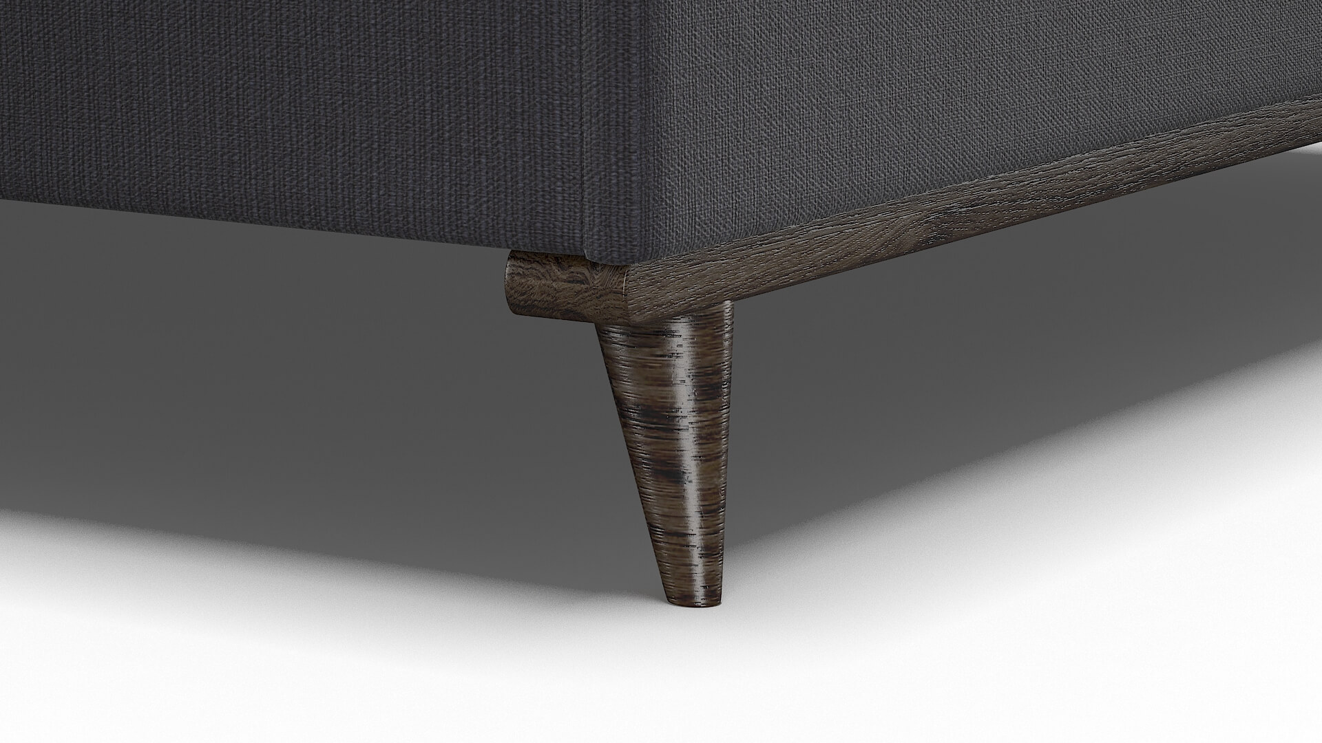 Celine Parker Charcoal Bed Leg