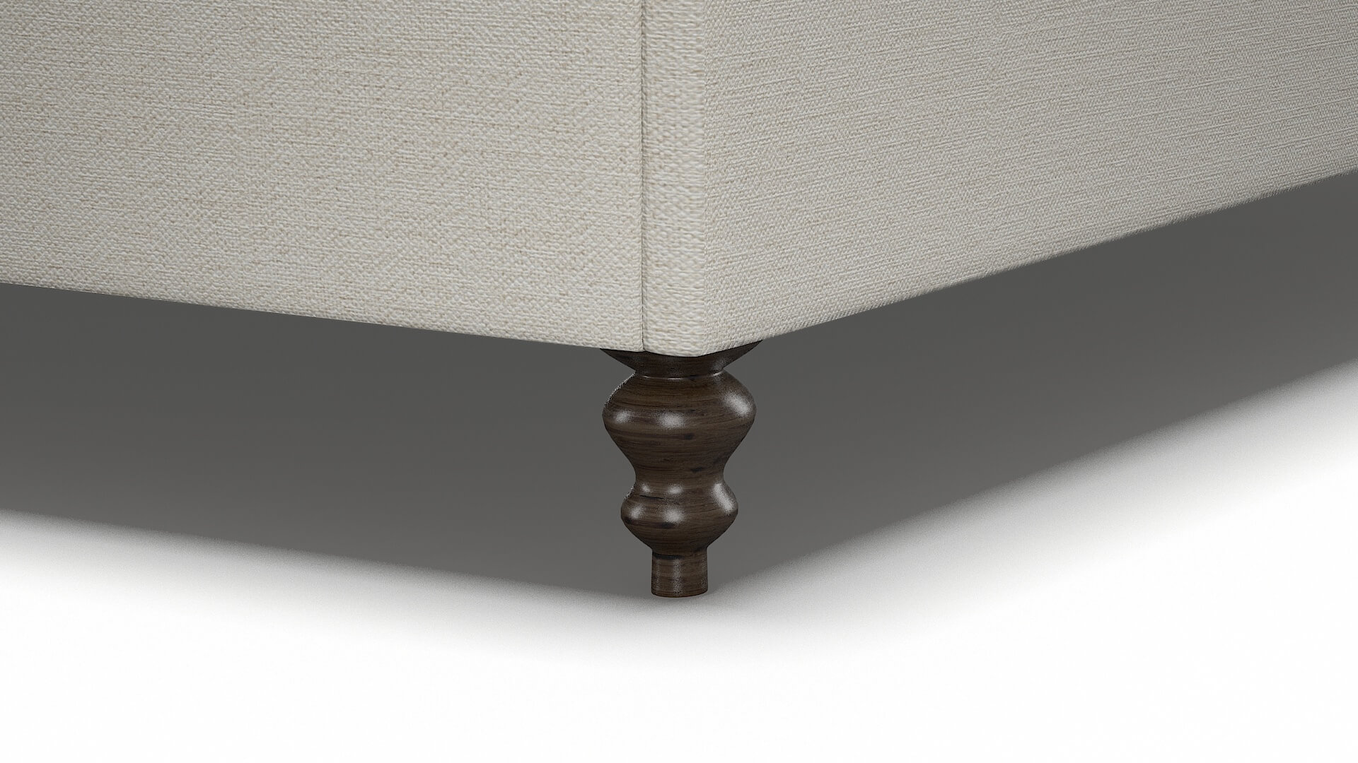 Decima Catalina Ivory Bed Leg