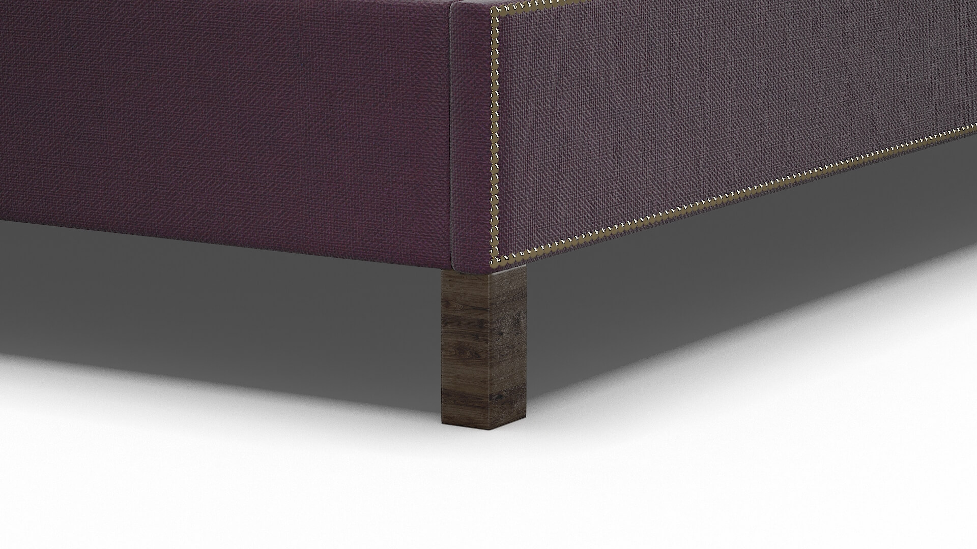 Elias Bella Aubergine Bed Leg