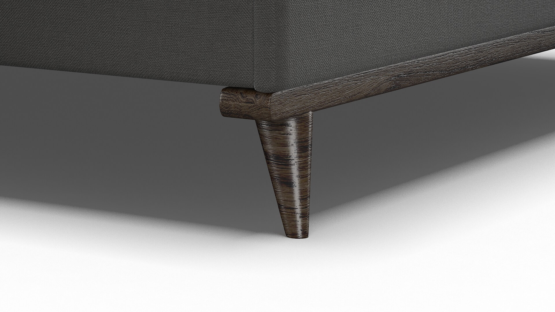 Hannela Rocket Charcoal Bed Leg