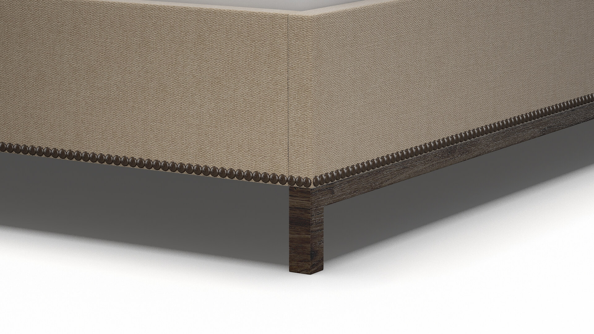 Heidi Avenger Burlap Bed Leg