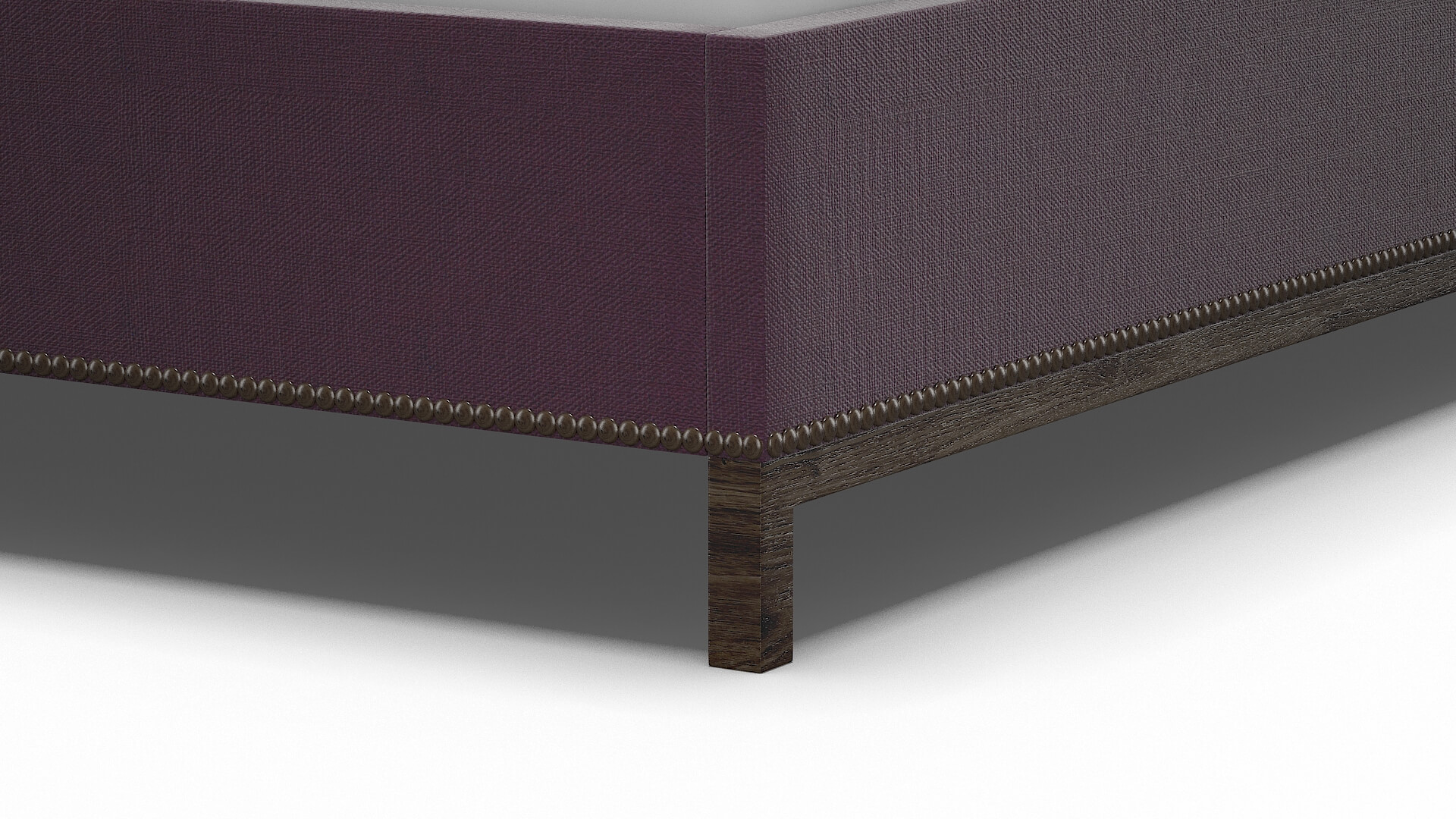 Heidi Bella Aubergine Bed Leg