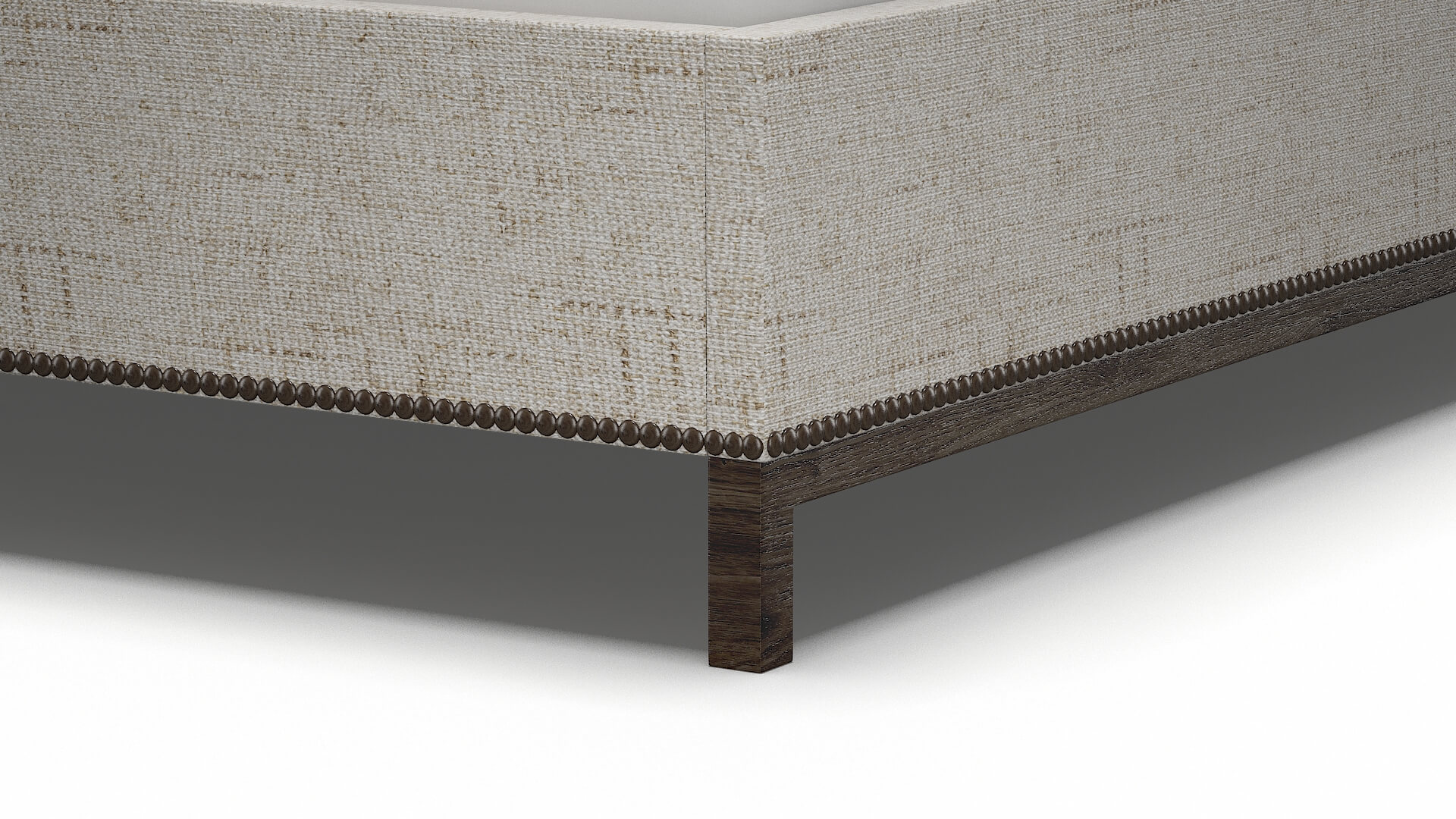 Heidi Derby Taupe Bed Leg