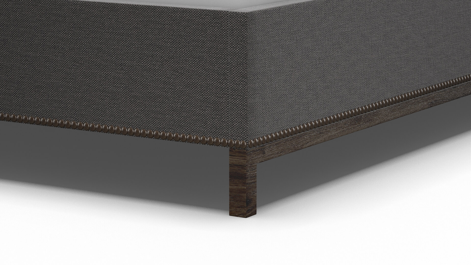 Heidi Oscar Charcoal Bed Leg