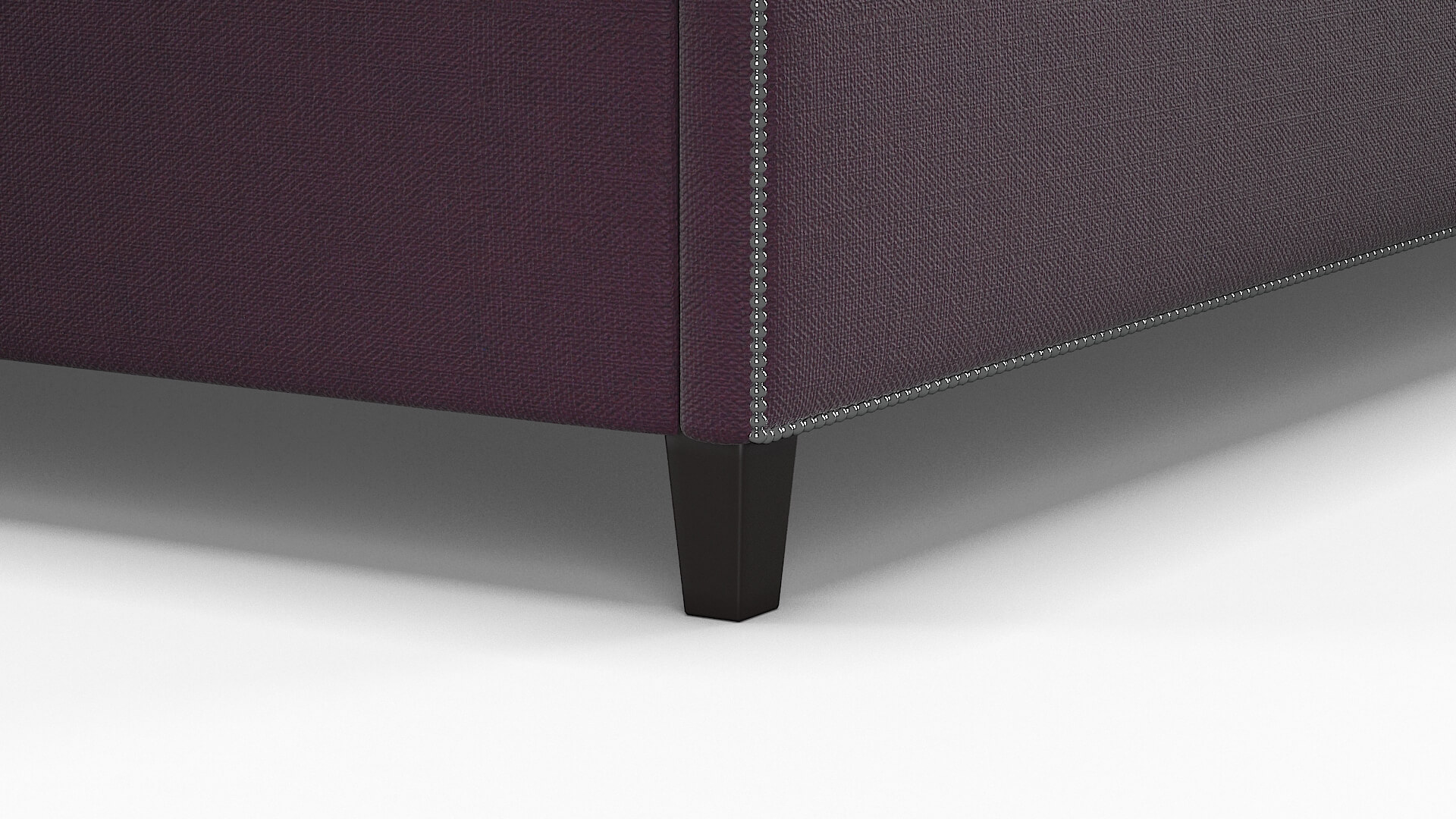 Hugo Bella Aubergine Bed Leg