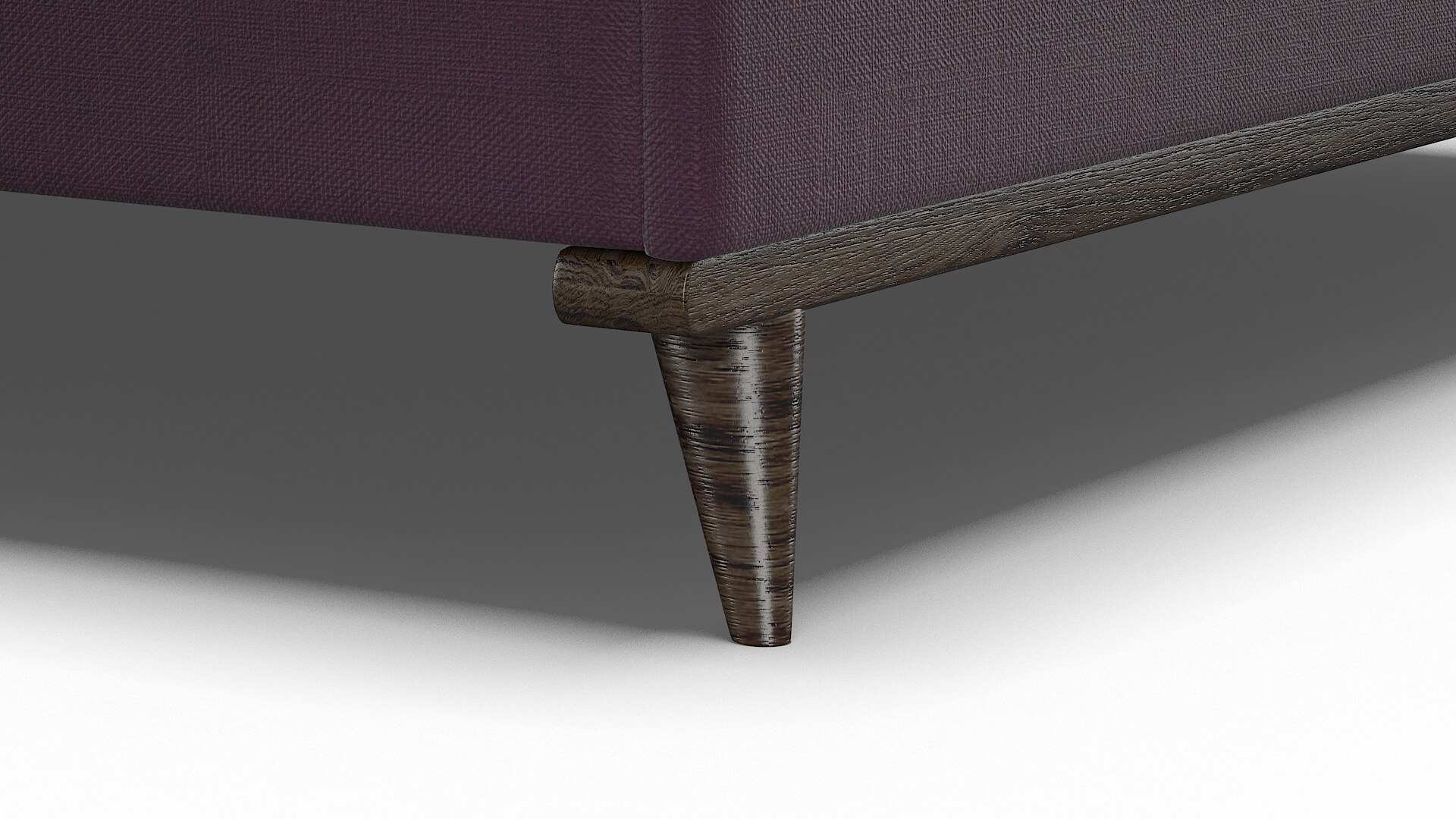Isla Bella Aubergine Bed Leg