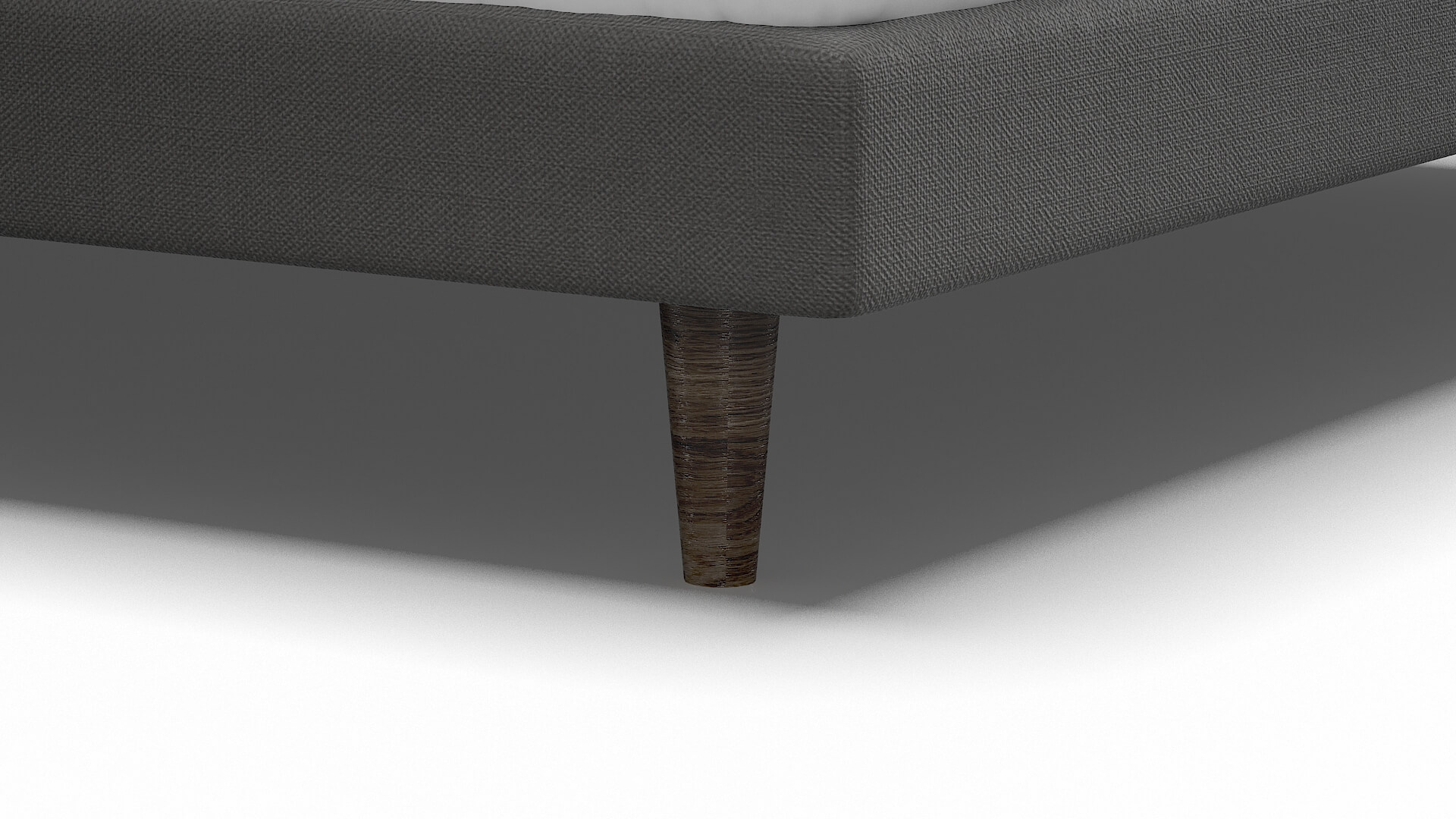 Jolie Rocket Charcoal Bed Leg