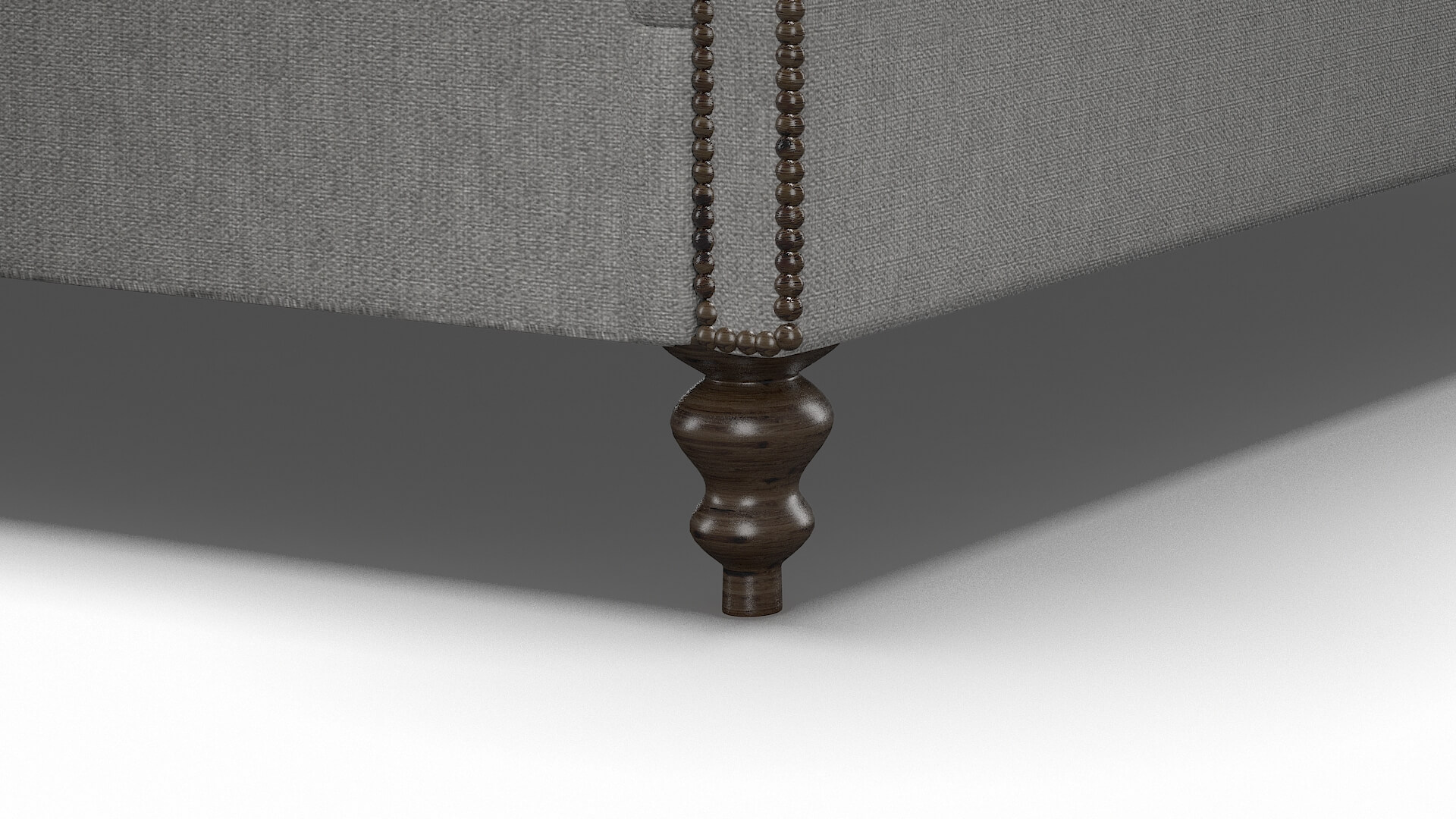 Kaila Bungalow Graphite Bed Leg