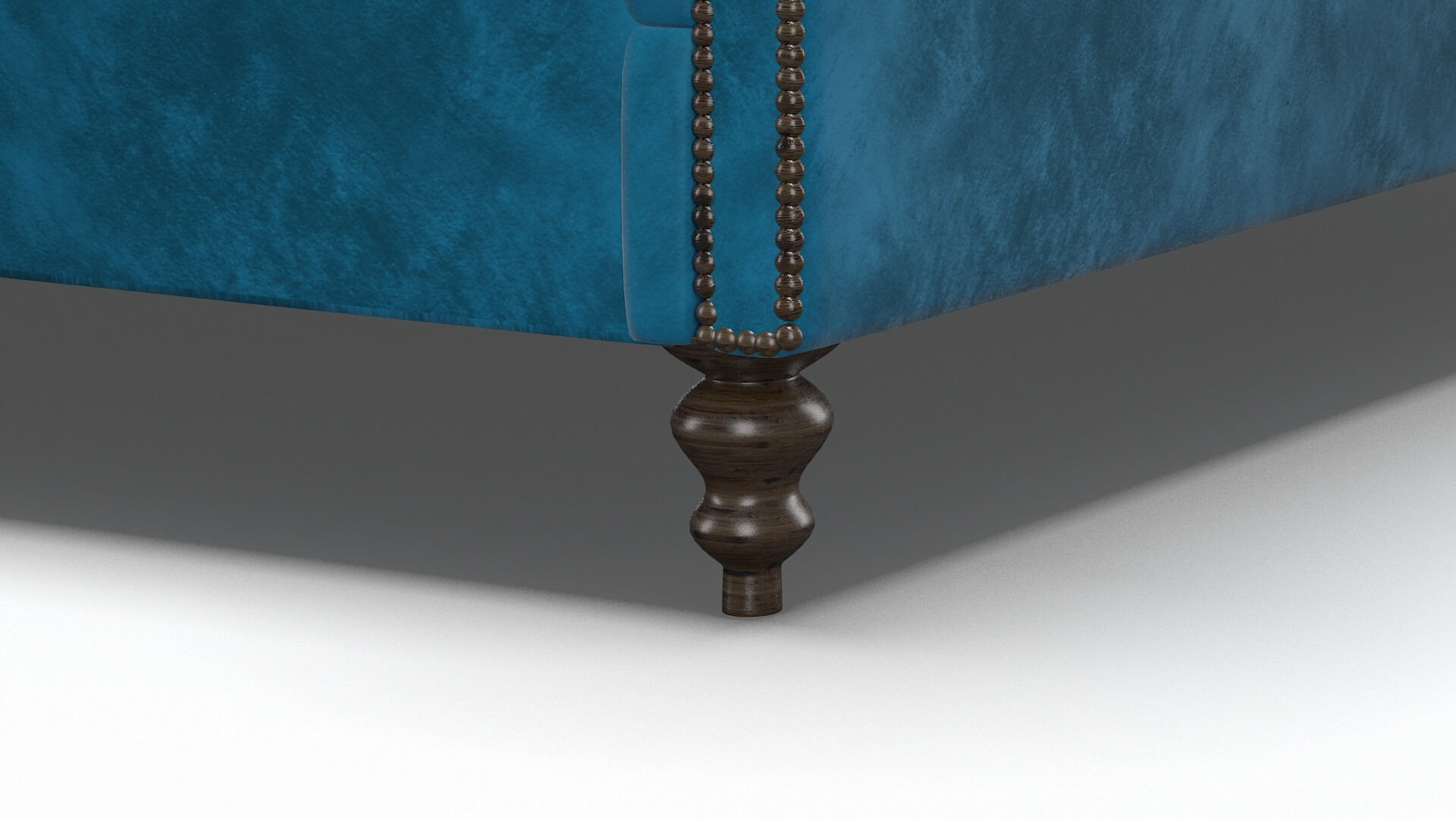 Kaila Buzz Teal Bed Leg