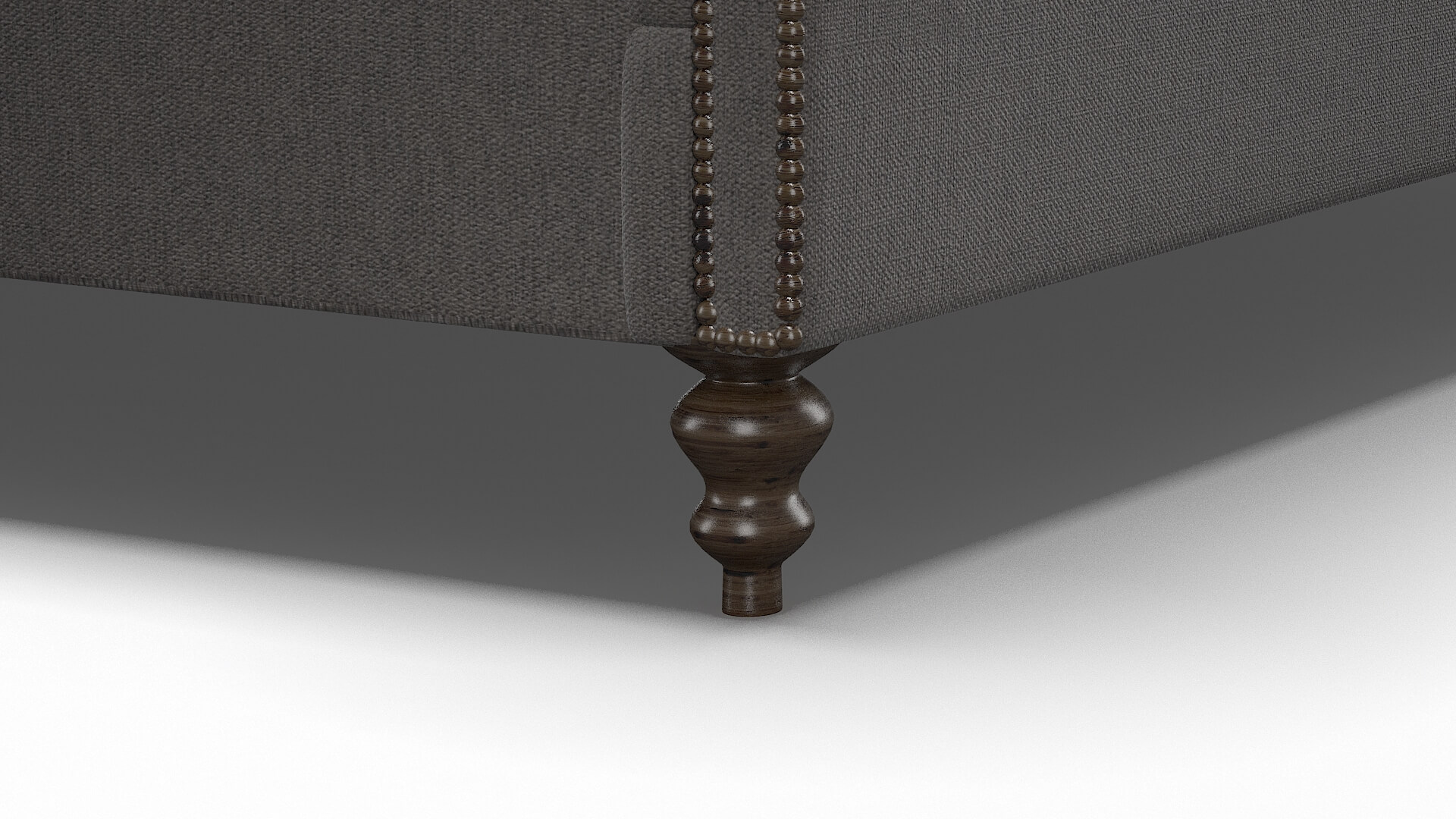 Kaila Cosmo Charcoal Bed Leg