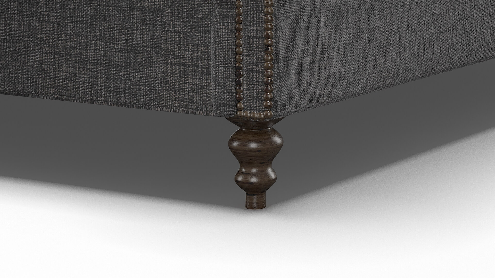 Kaila Insight Charcoal Bed Leg