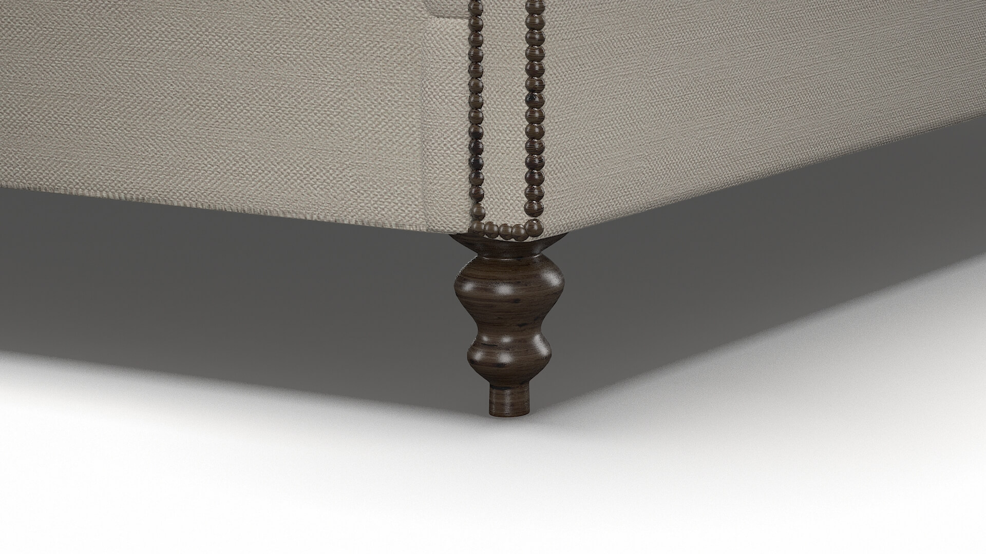 Kaila Malibu Linen Bed Leg