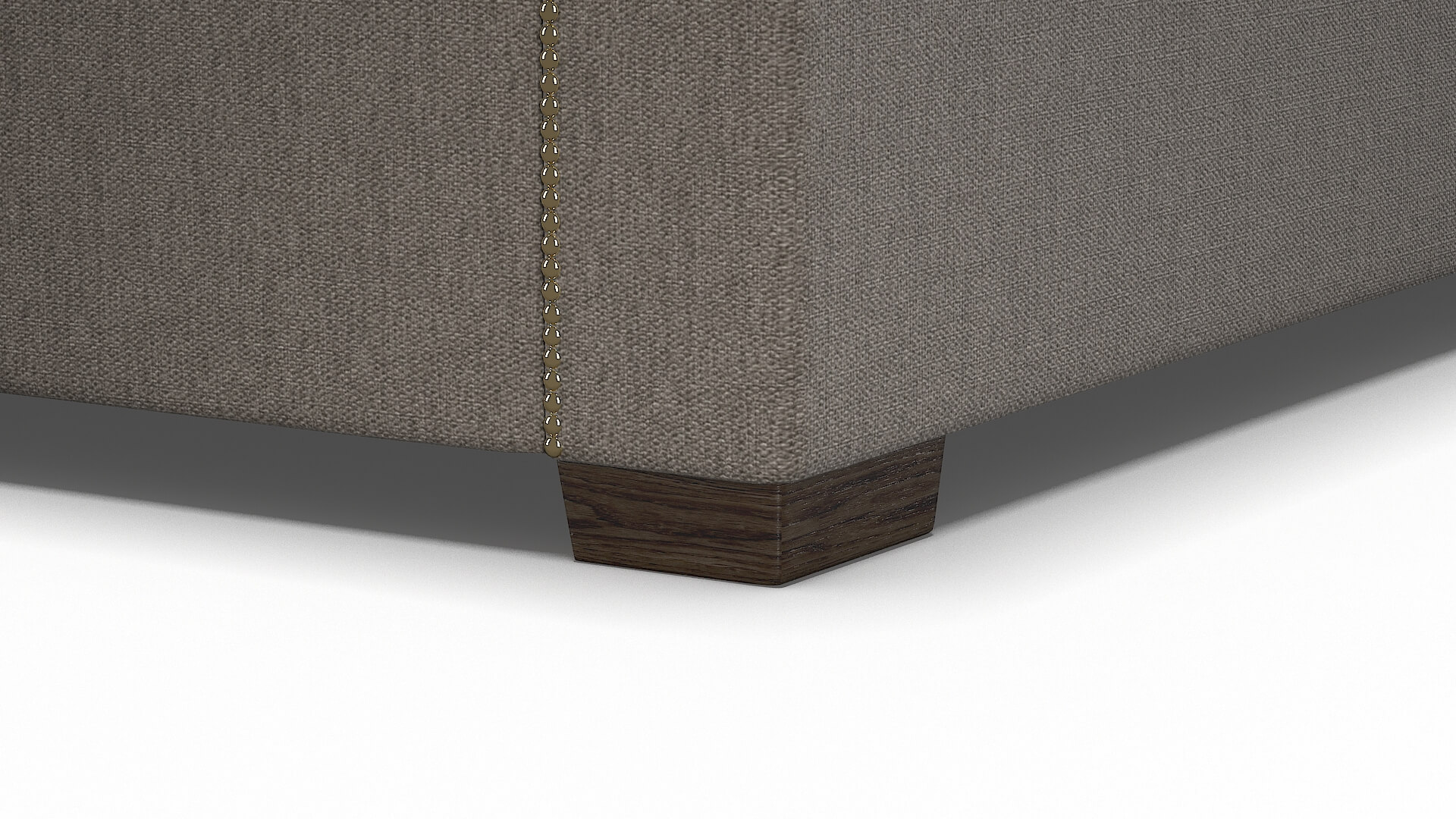 Maya Cosmo Taupe Bed Leg