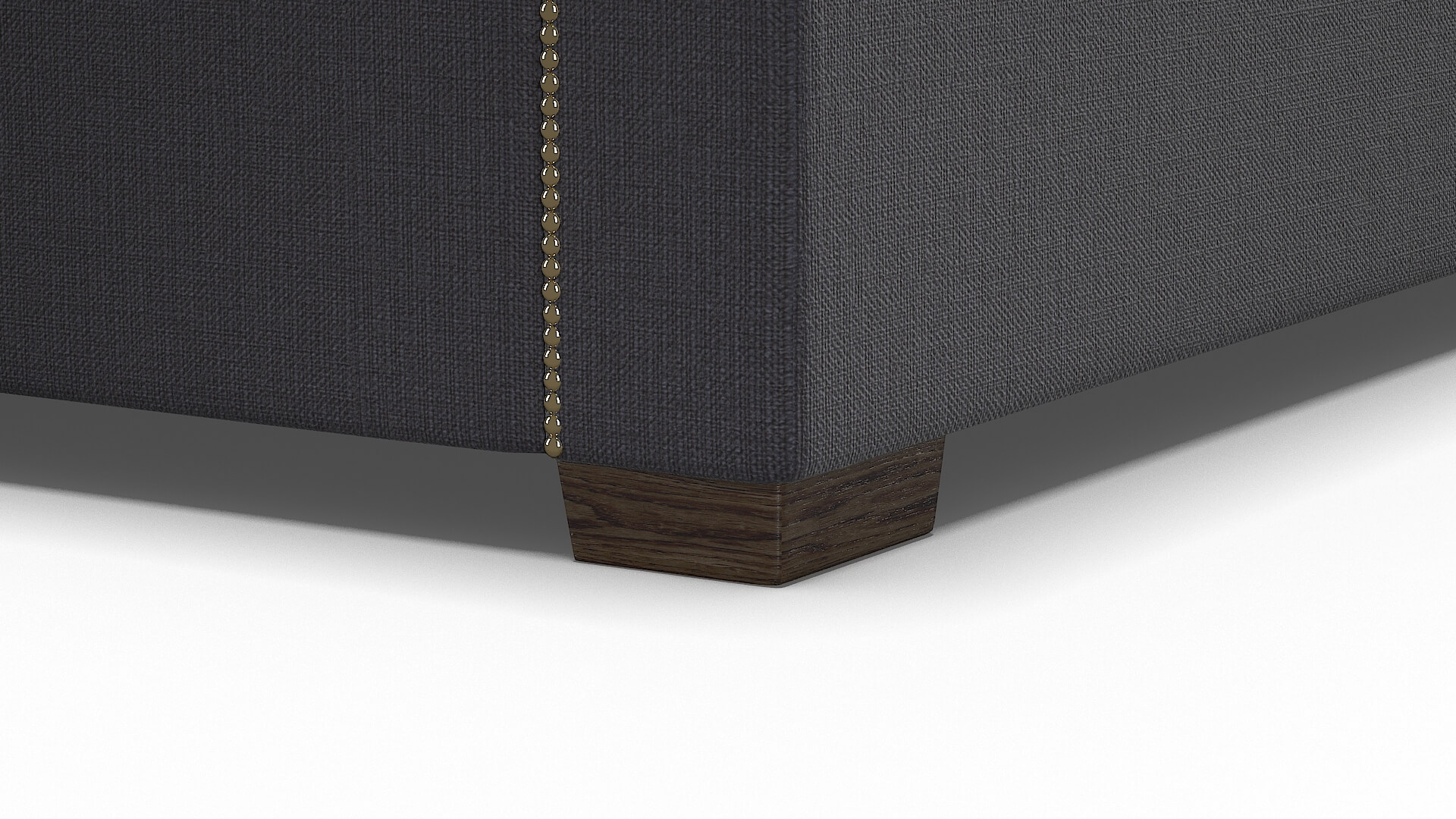 Maya Parker Charcoal Bed Leg