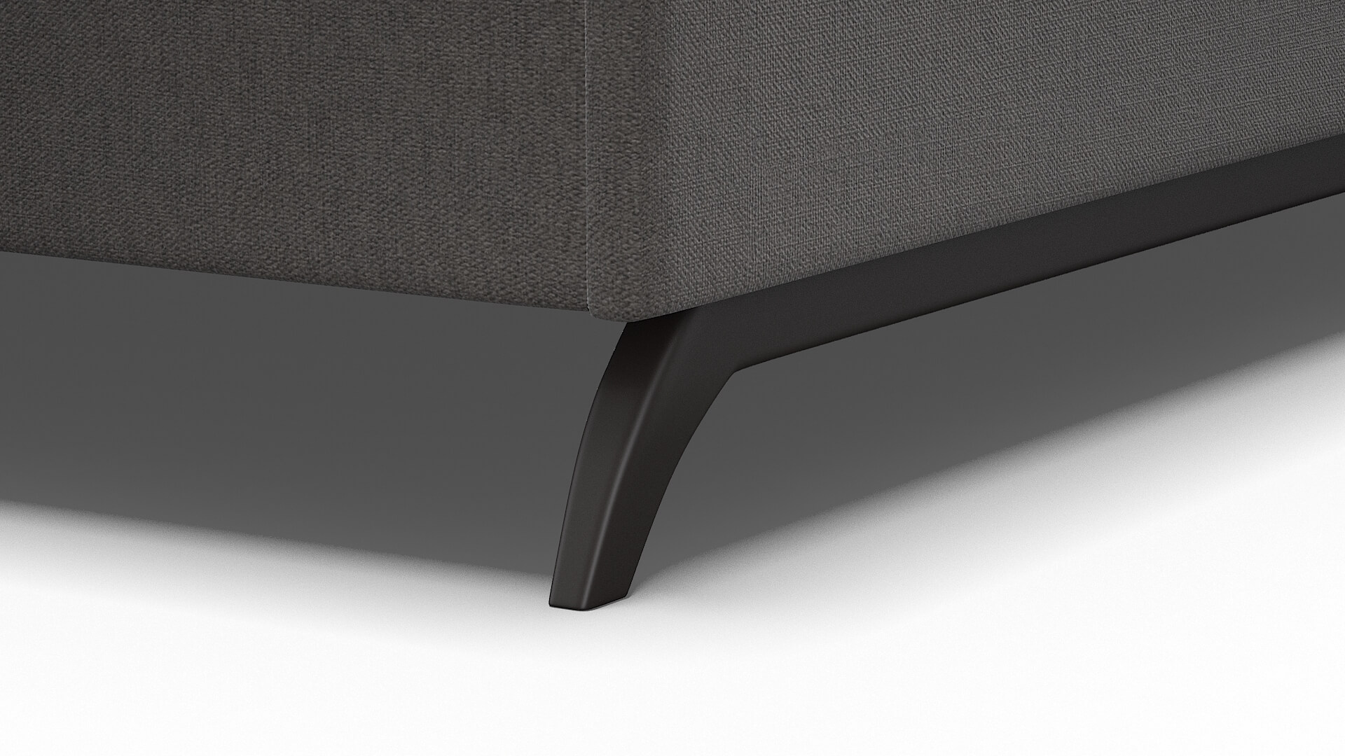 Meliano Cosmo Charcoal Bed Leg