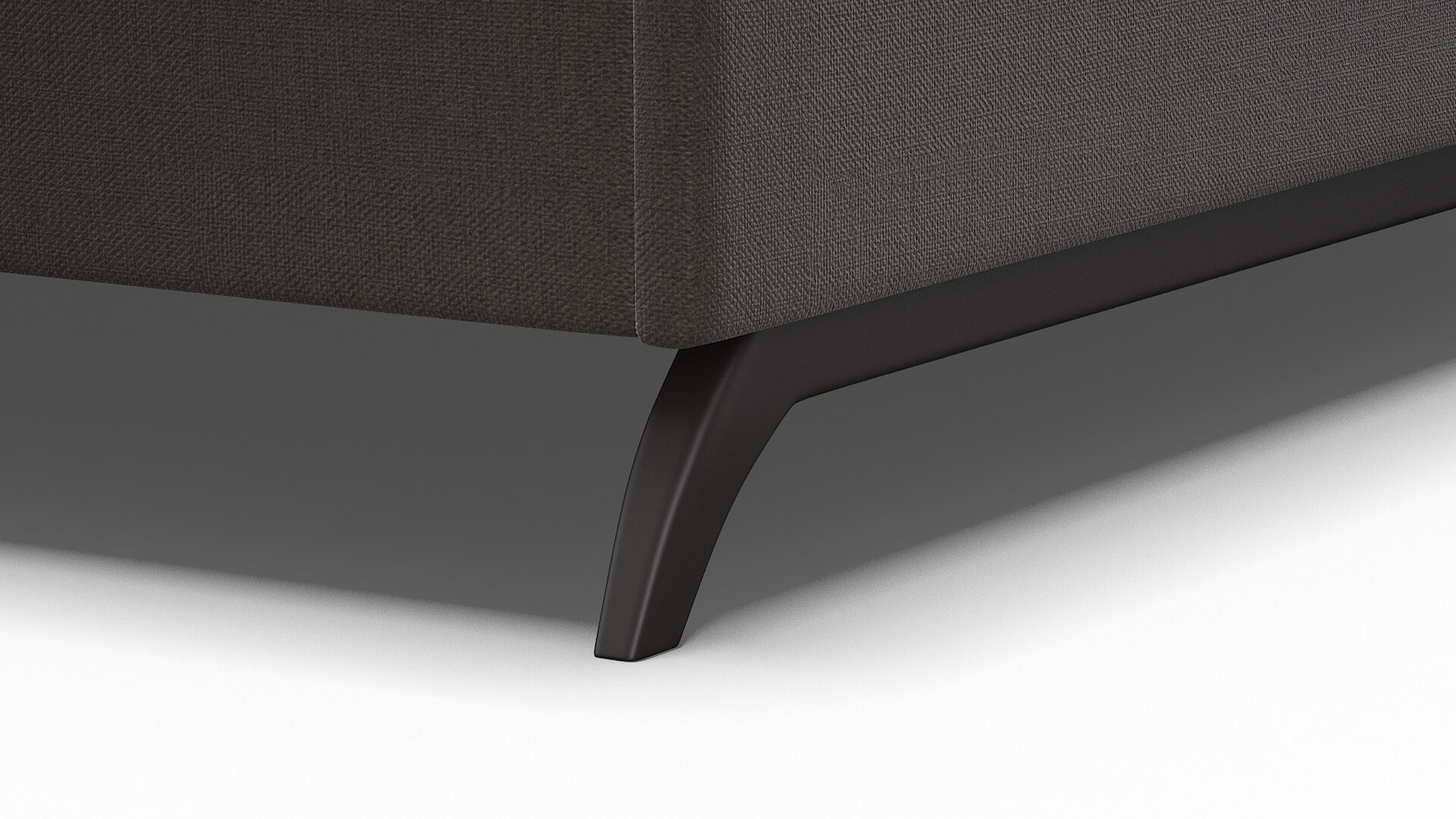 Meliano Naples Graphite Bed Leg