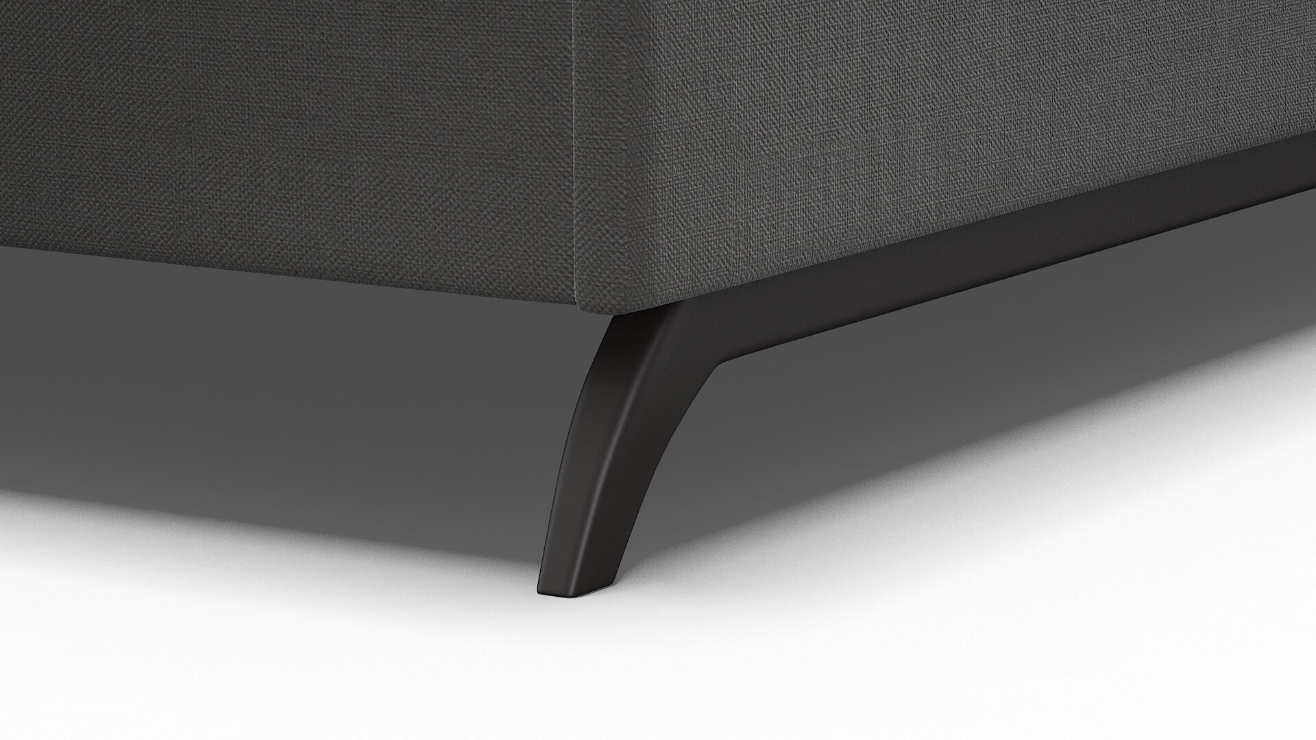 Meliano Rocket Charcoal Bed Leg