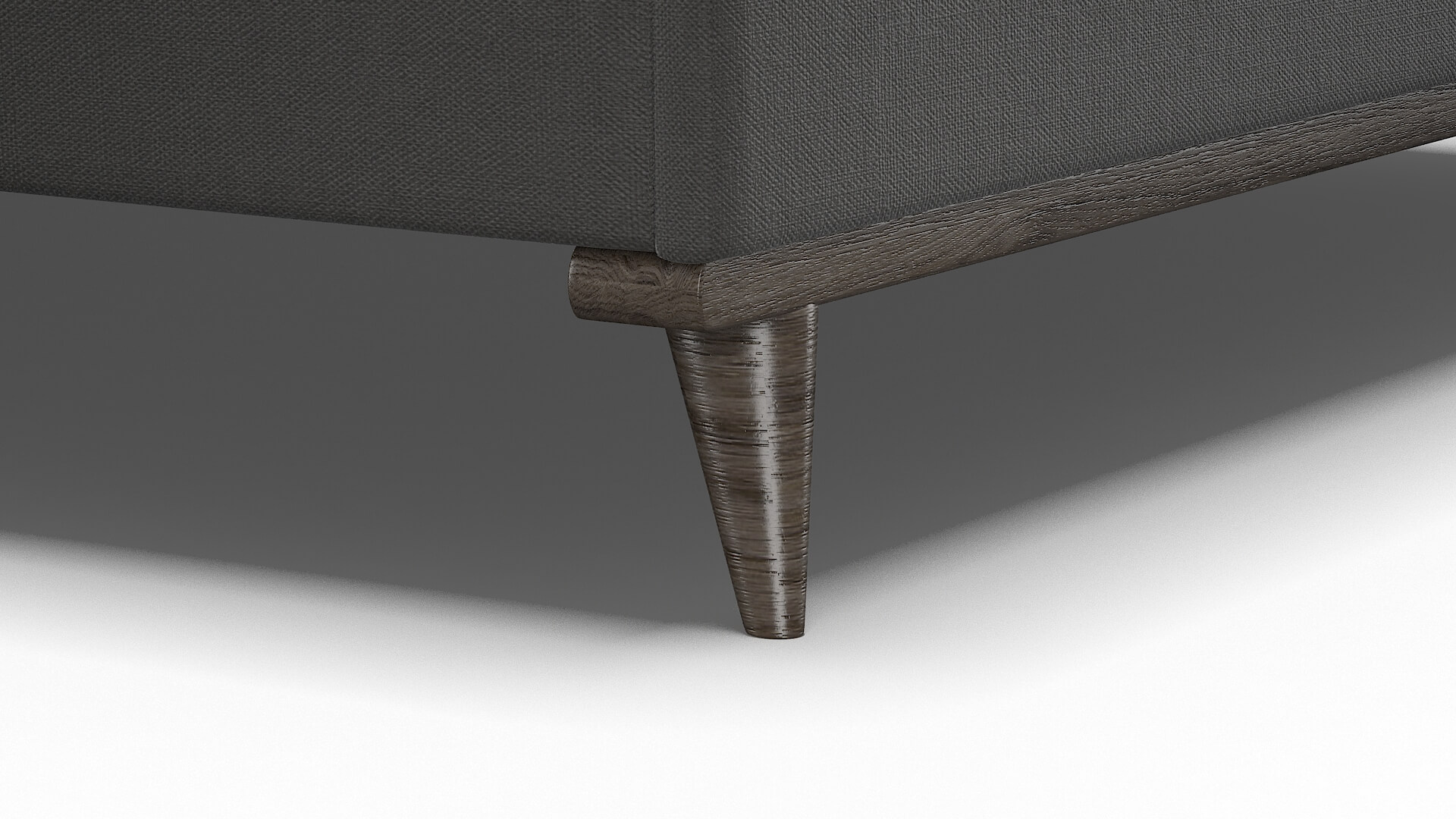 Mia Rocket Charcoal Bed Leg