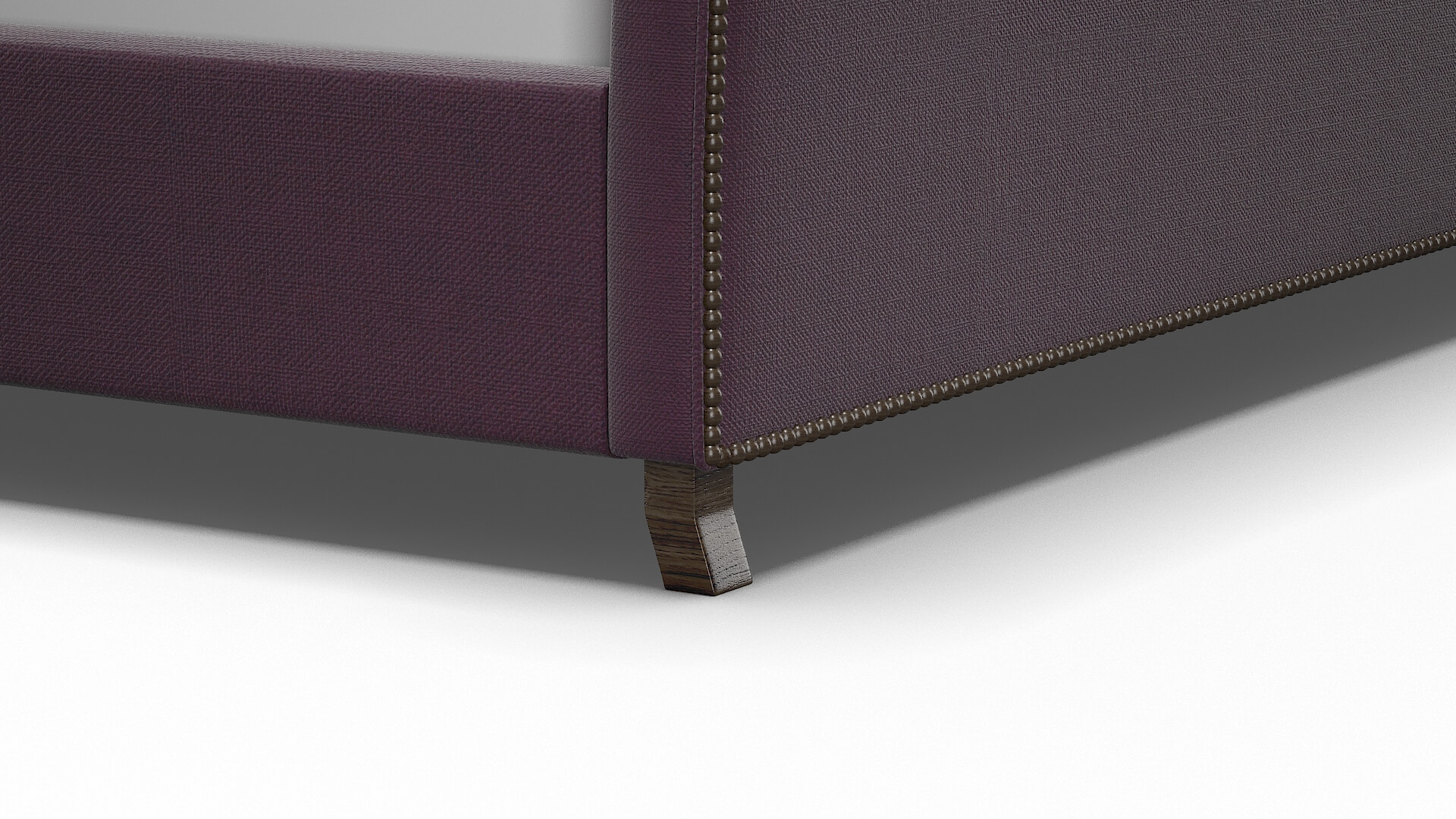 Prato Bella Aubergine Bed Leg