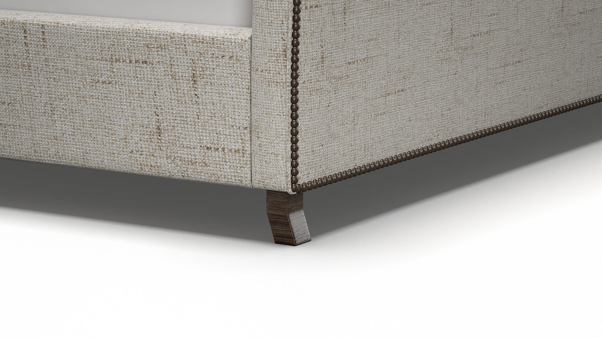 Prato Derby Taupe Bed Leg