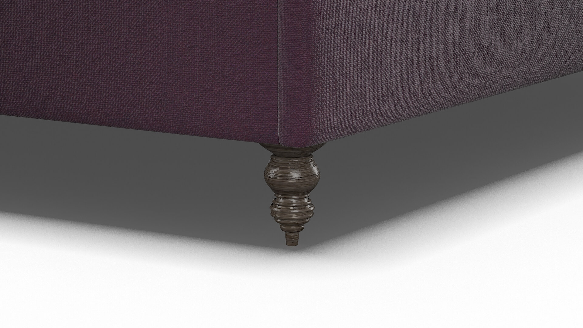 Remy Bella Aubergine Bed Leg
