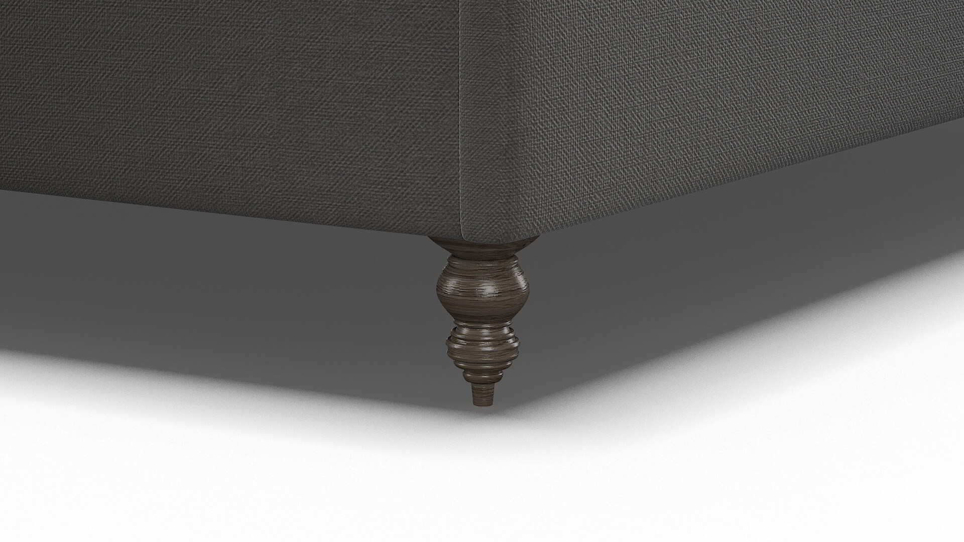 Remy Rocket Charcoal Bed Leg