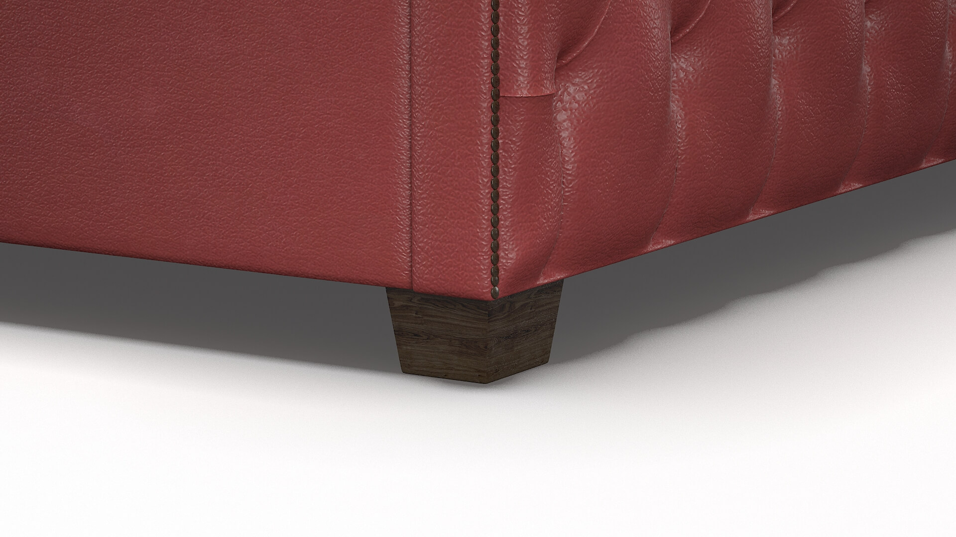 Rimini Dillion Cordovan Bed Leg