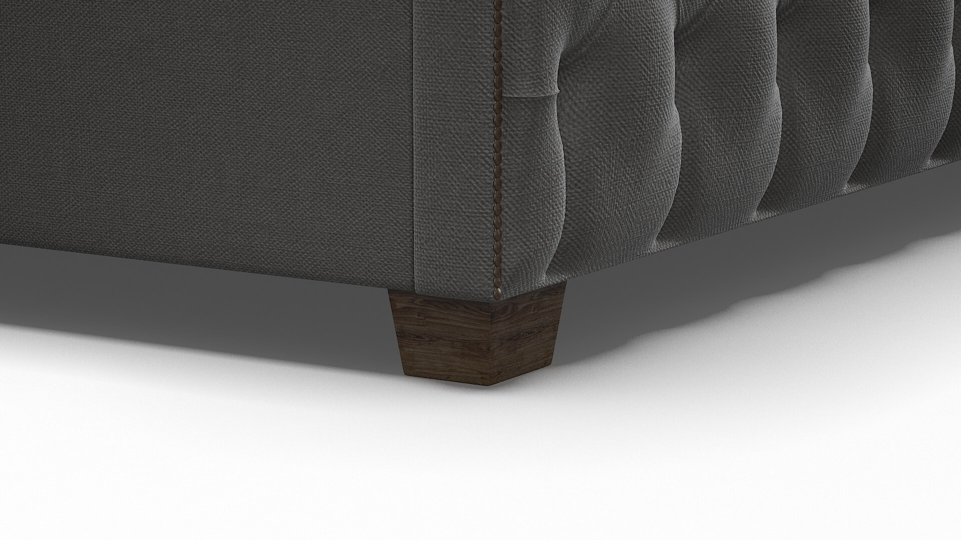 Rimini Rocket Charcoal Bed Leg