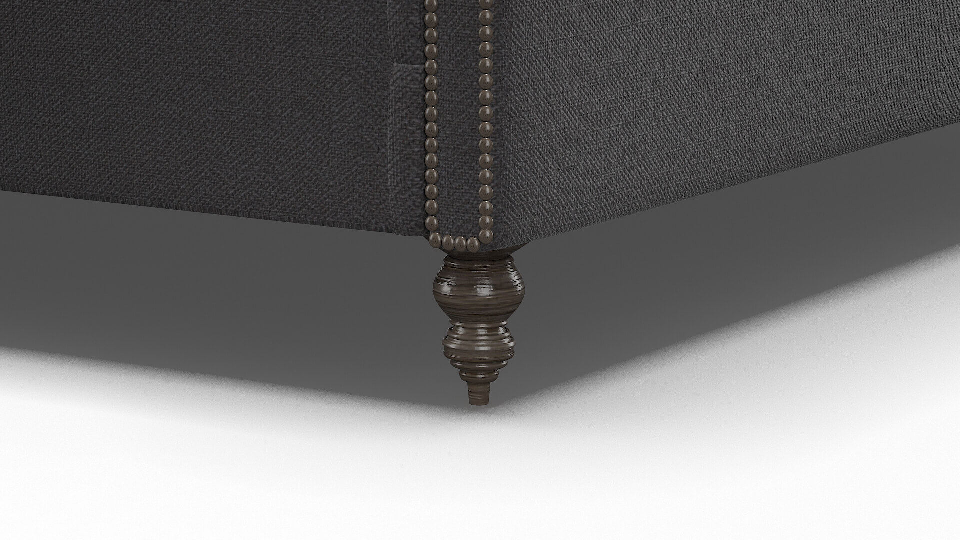 Sophia Catalina Charcoal Bed Leg