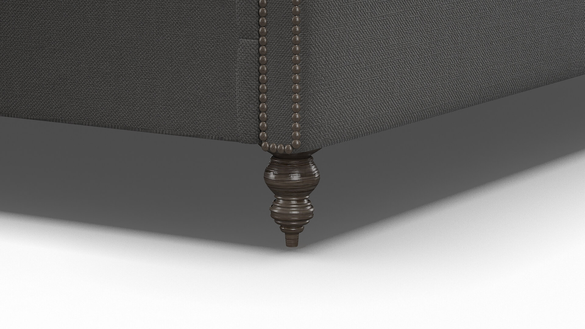 Sophia Rocket Charcoal Bed Leg
