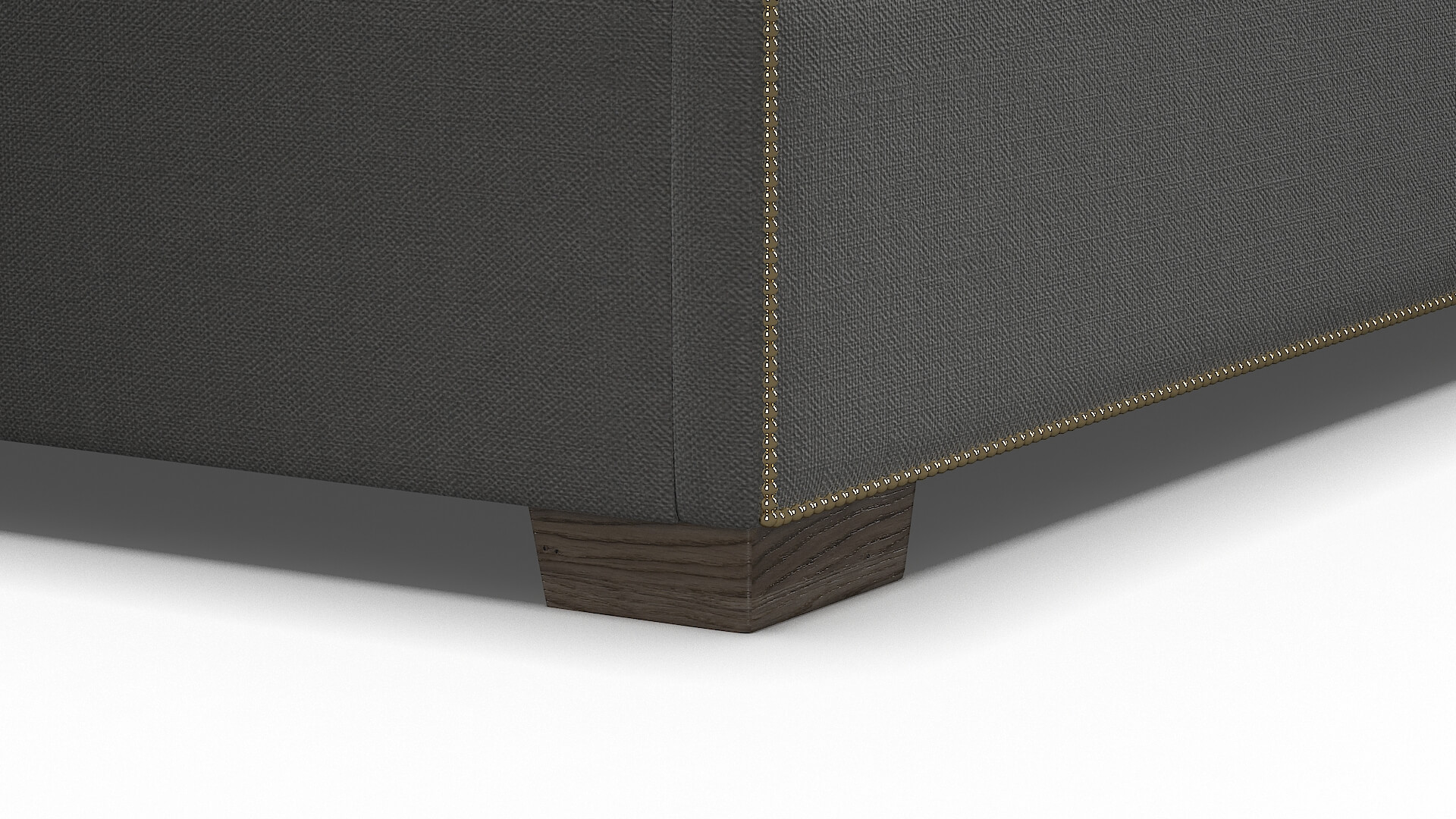 Talia Rocket Charcoal Bed Leg