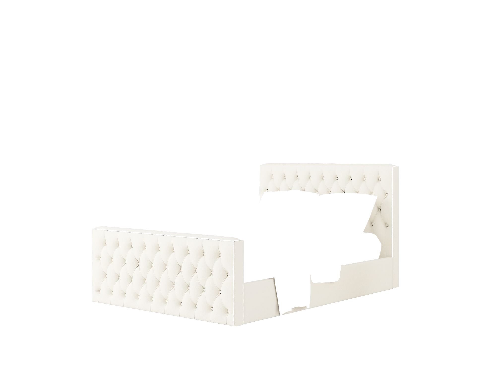 Aida Chance Bone Bed Queen Room Texture