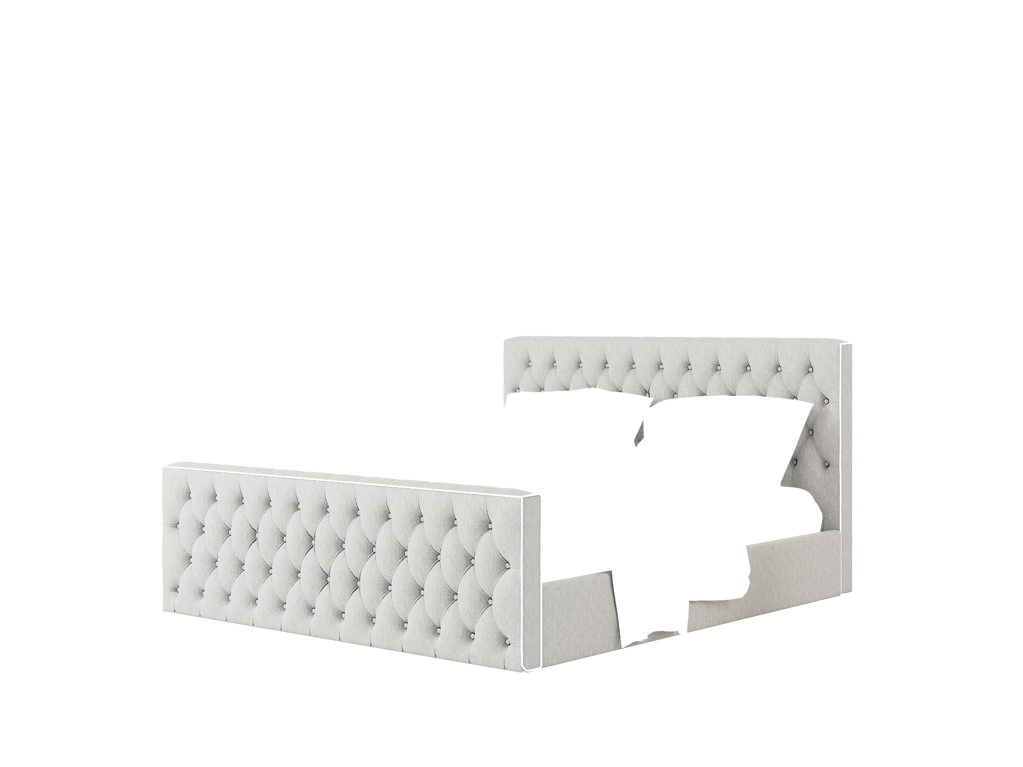 Aida Cosmo Steel Bed King Room Texture