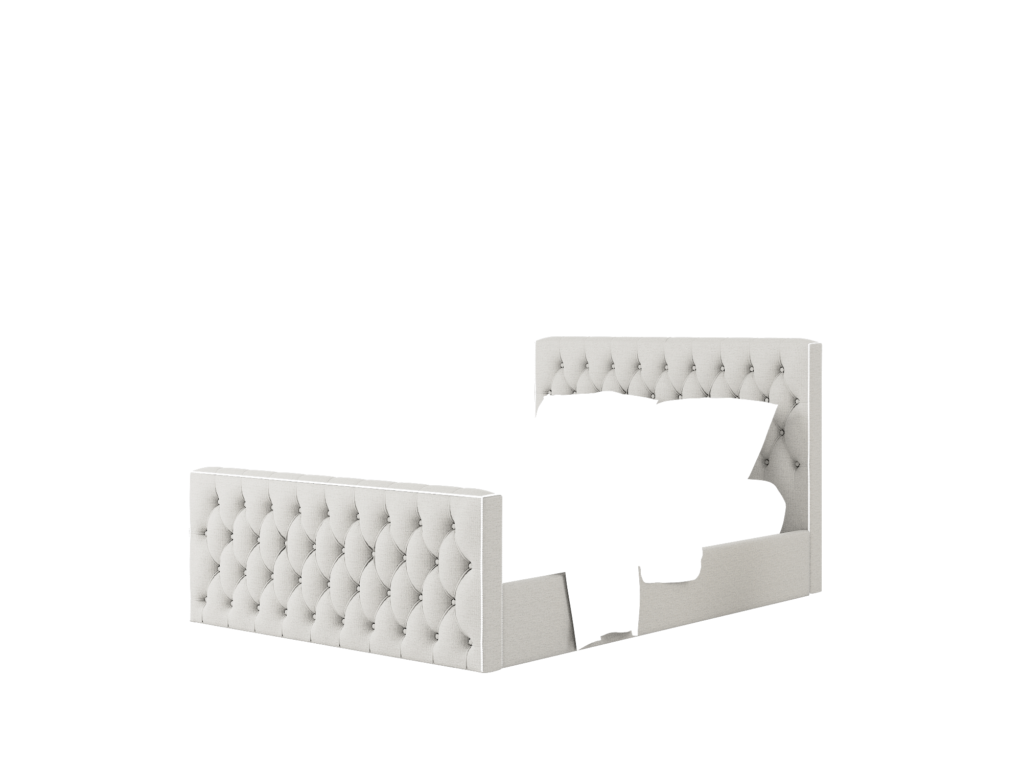 Aida Parker Silver Bed Queen Room Texture