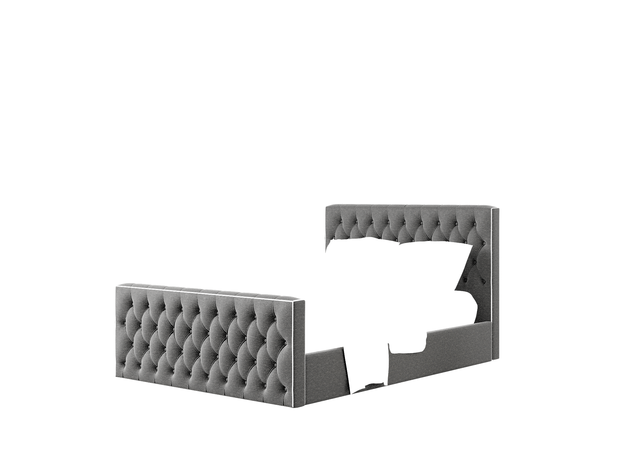 Aida Phoenix Charcoal Bed Queen Room Texture