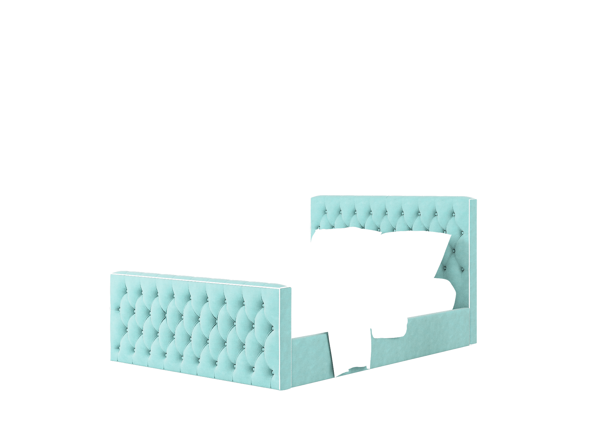 Aida Portland Mercury Bed Queen Room Texture