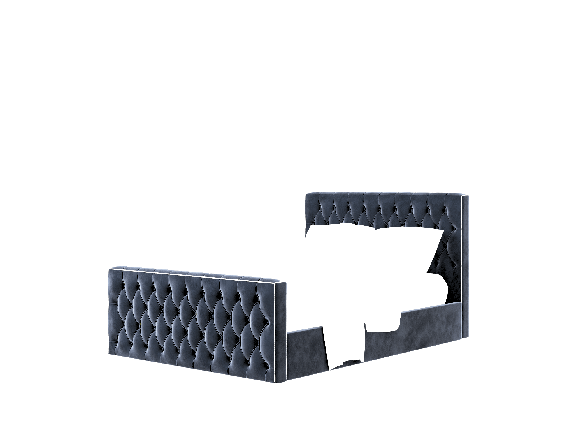 Aida Royale Cobalt Bed Queen Room Texture