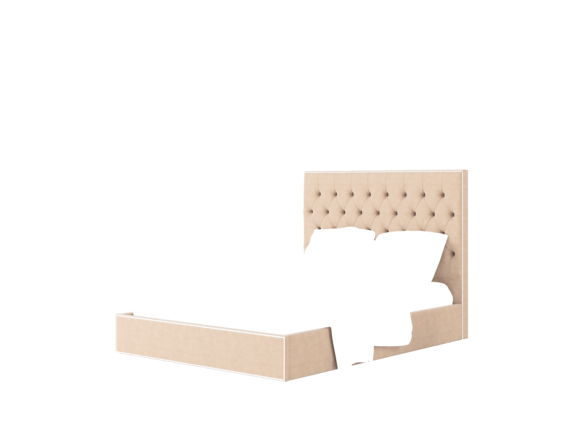 Bellezza Bella Cocoa Bed Queen Room Texture