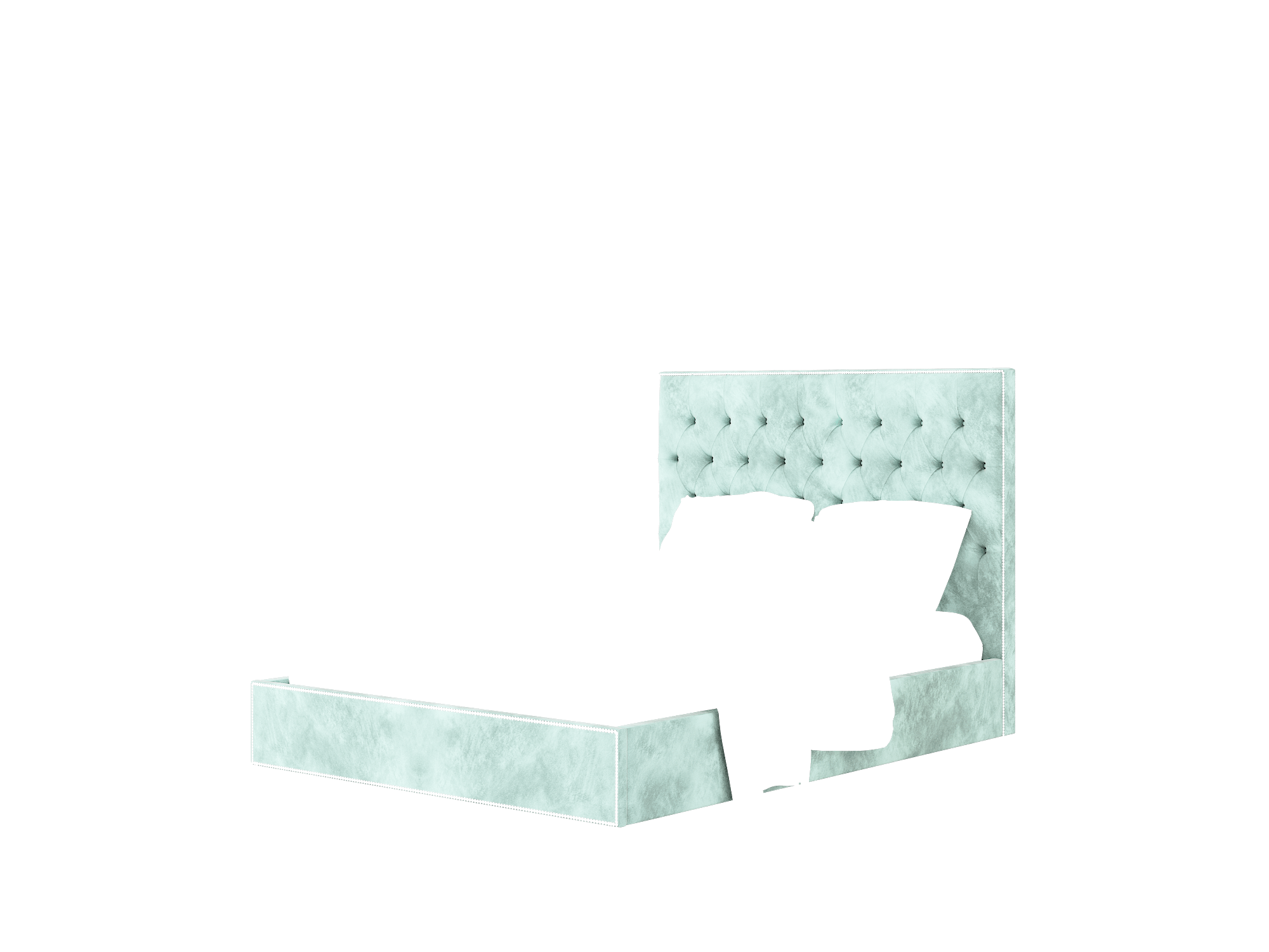 Bellezza Buzz Sky Bed Queen Room Texture