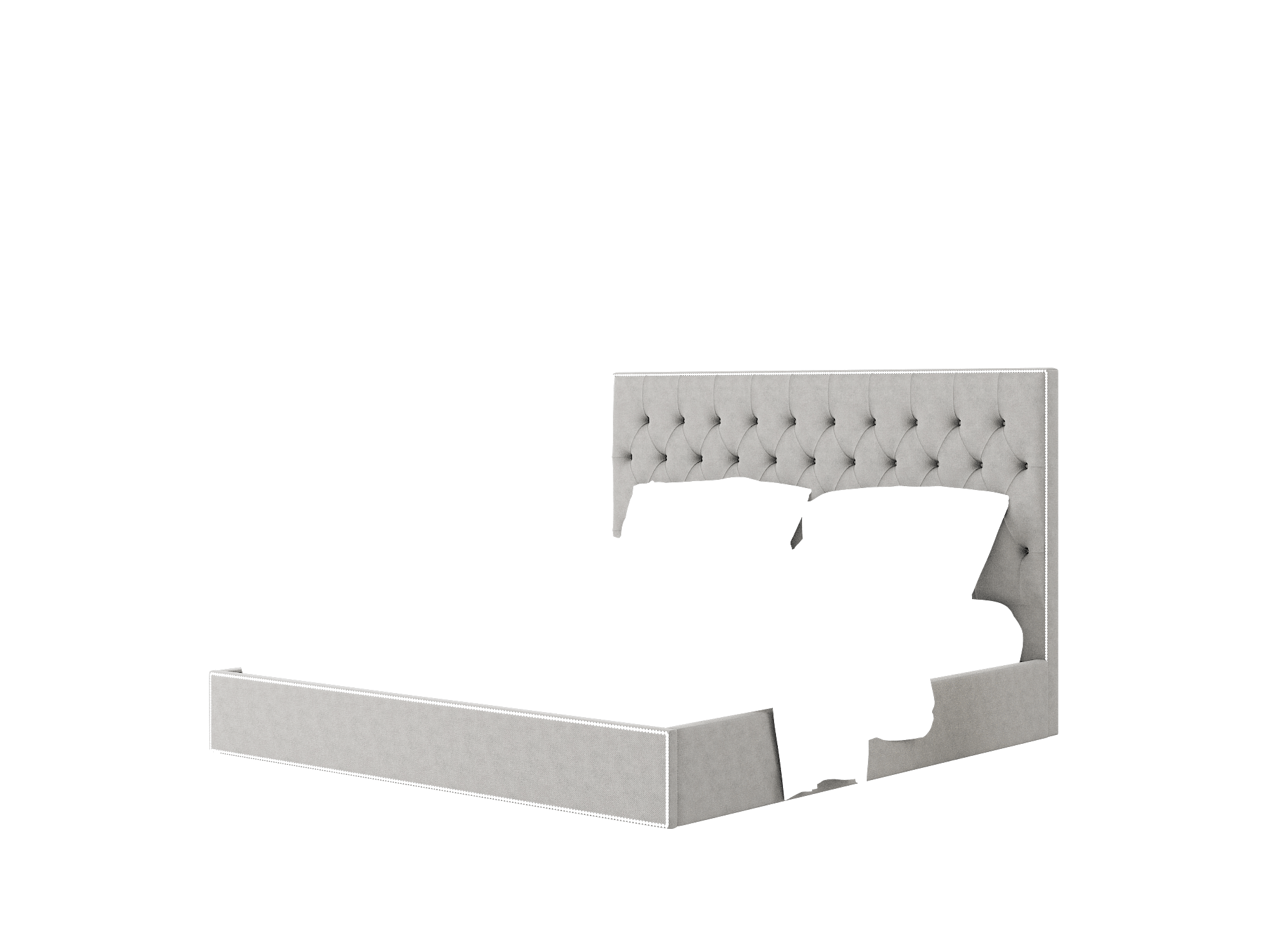 Bellezza Dream_d Charcoal Bed King Room Texture