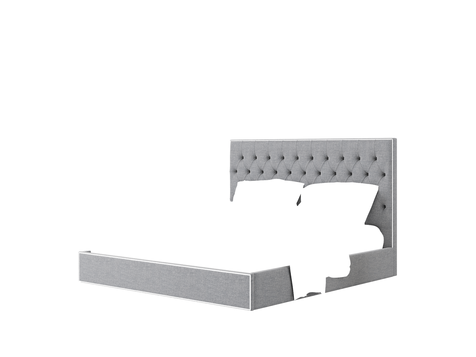 Bellezza Lana Onyx Bed King Room Texture