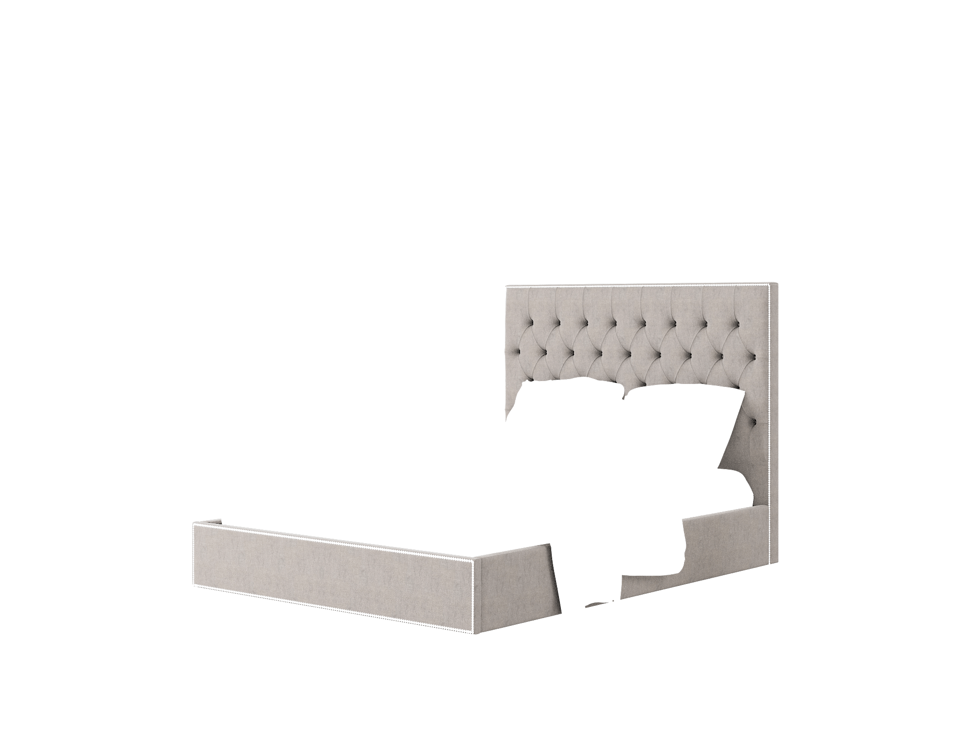 Bellezza Noble Otter Bed Queen Room Texture