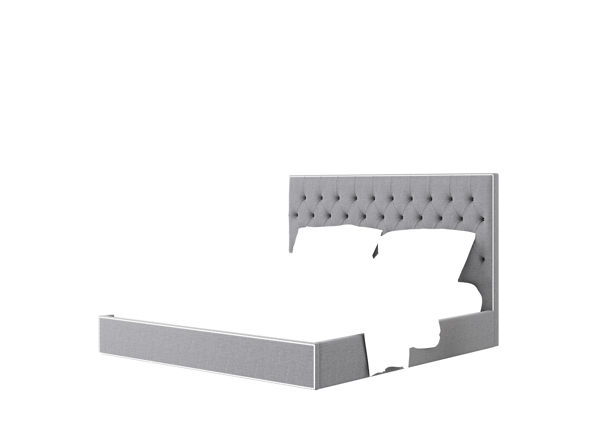 Bellezza Notion Graphite Bed King Room Texture