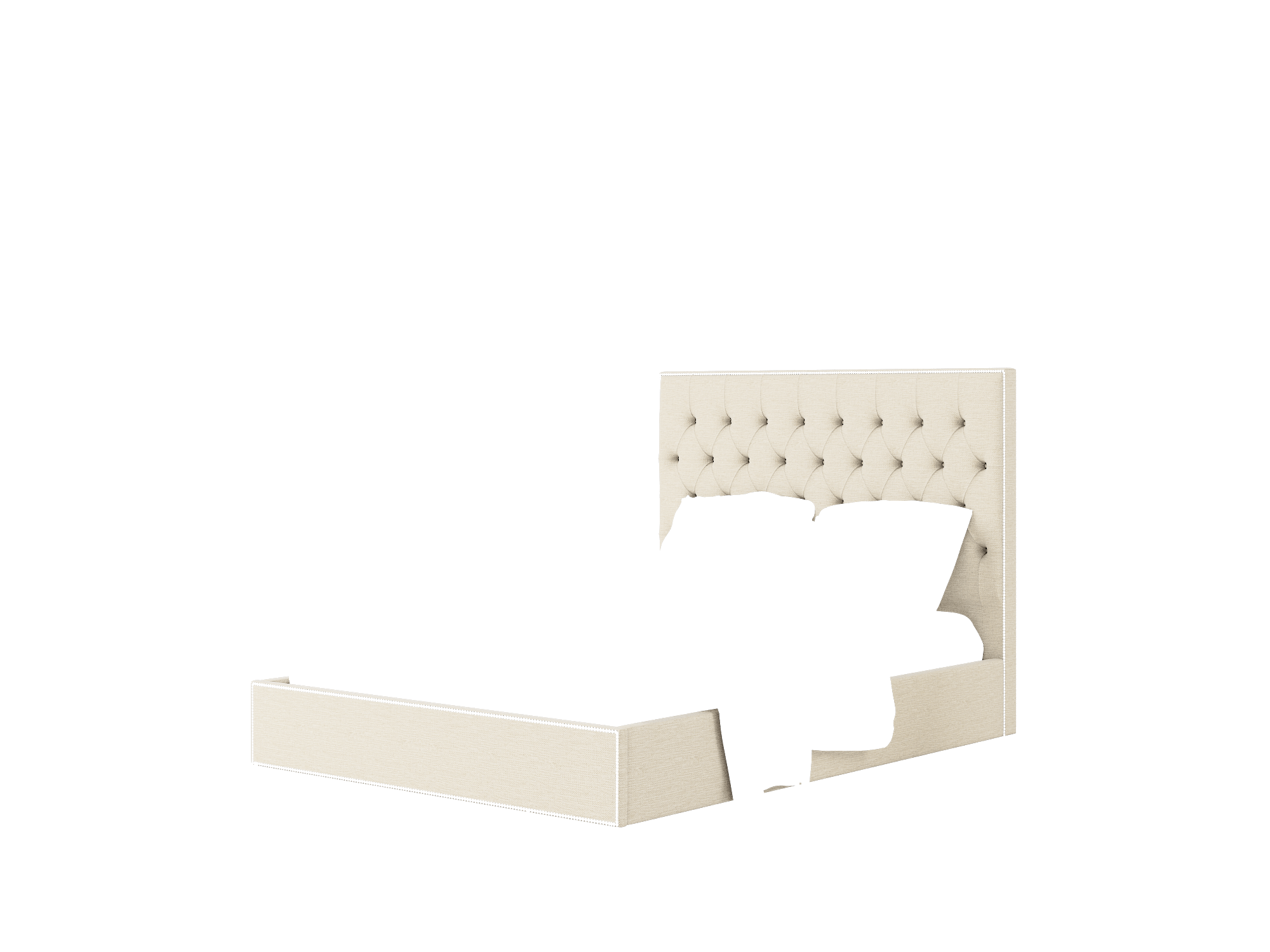 Bellezza Rocket Dove Bed Queen Room Texture