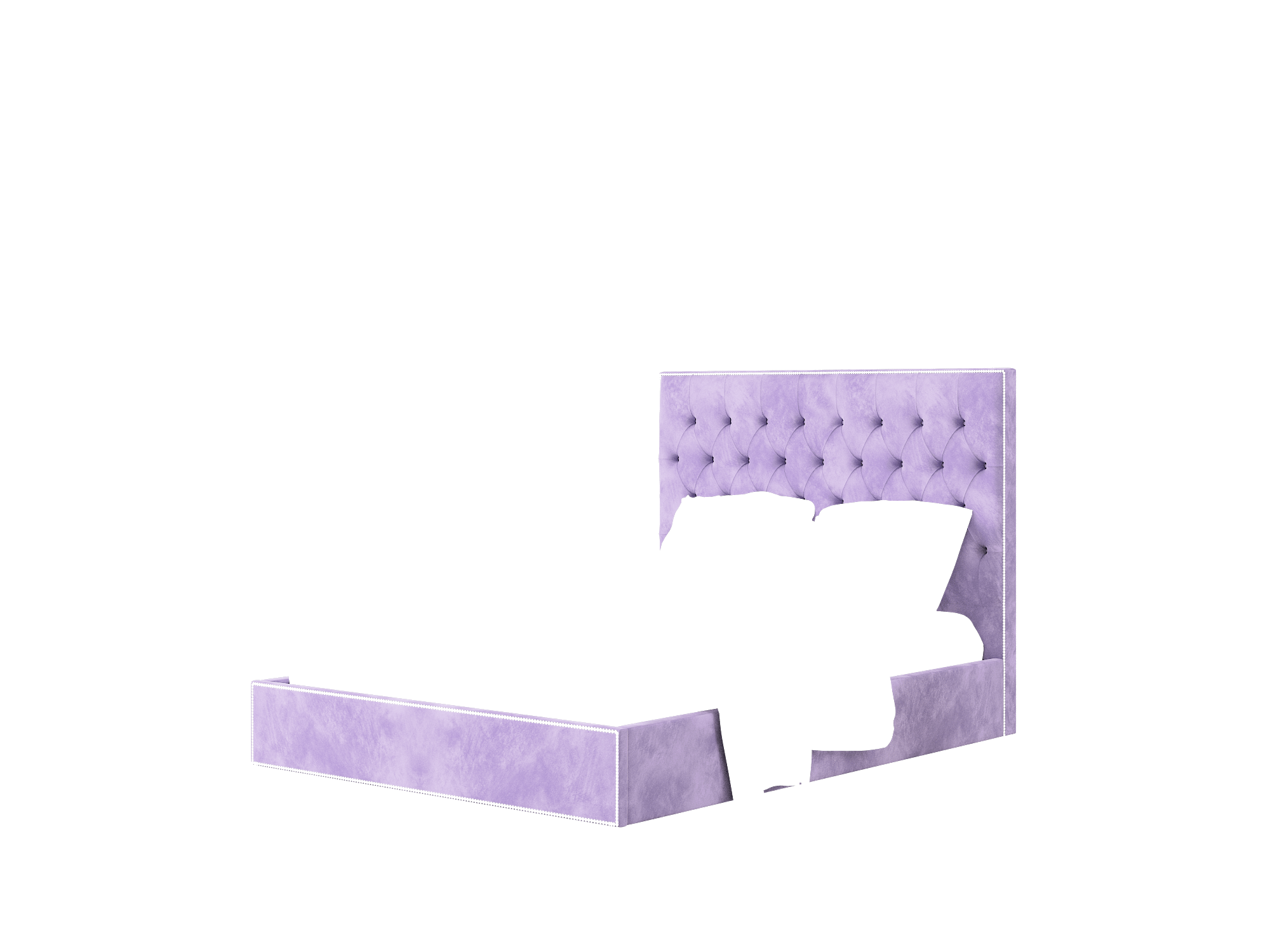 Bellezza Royale Lavender Bed Queen Room Texture