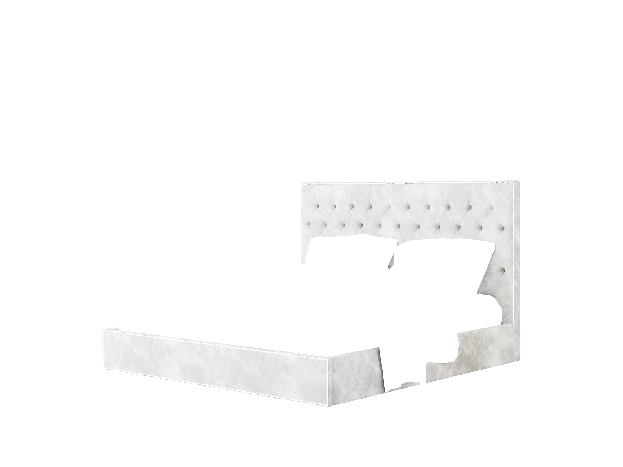Bellezza Terrain Pearl Bed King Room Texture